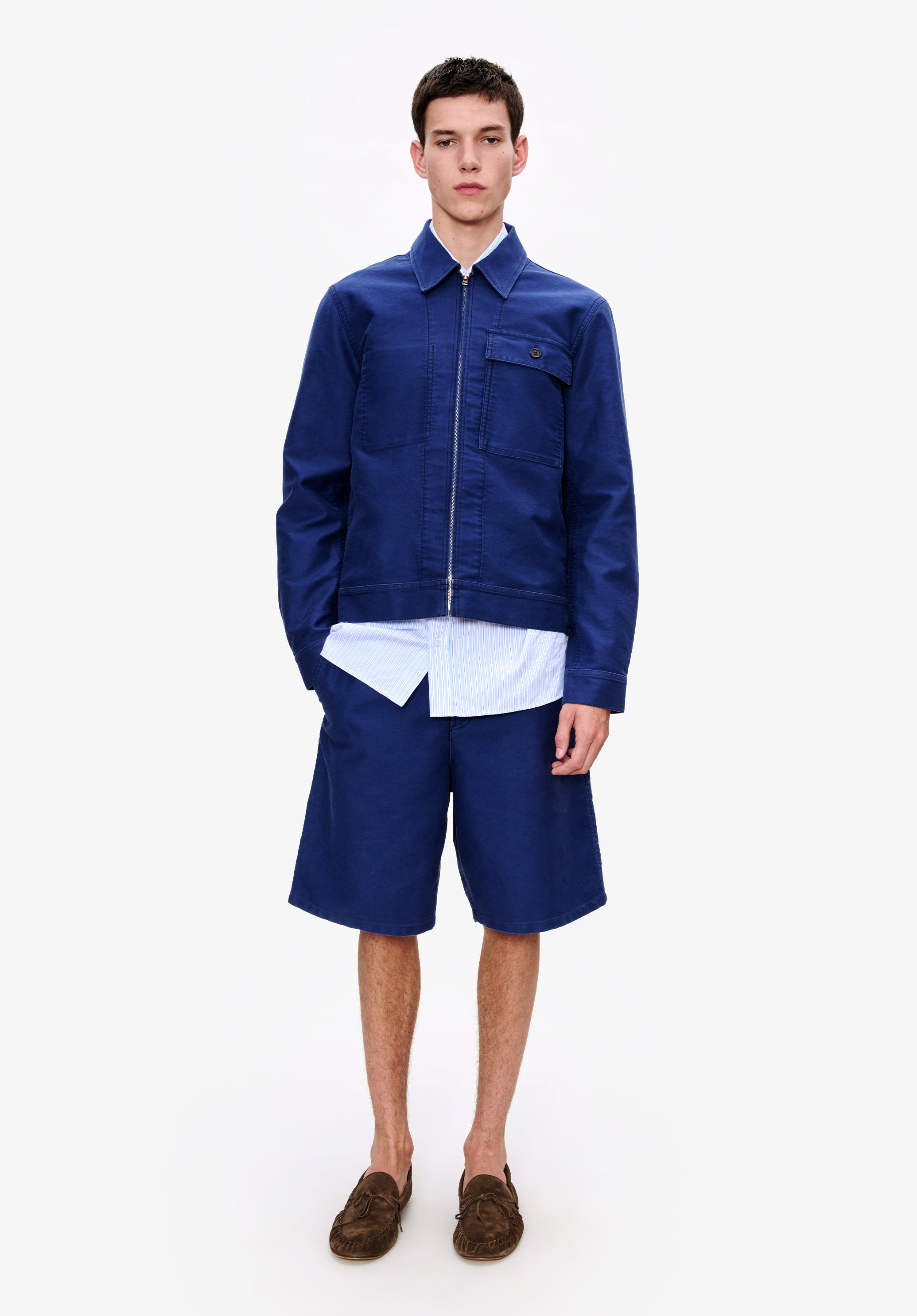 A.P.C. Blouson Victor Jacke M Moleskin Baumwolle