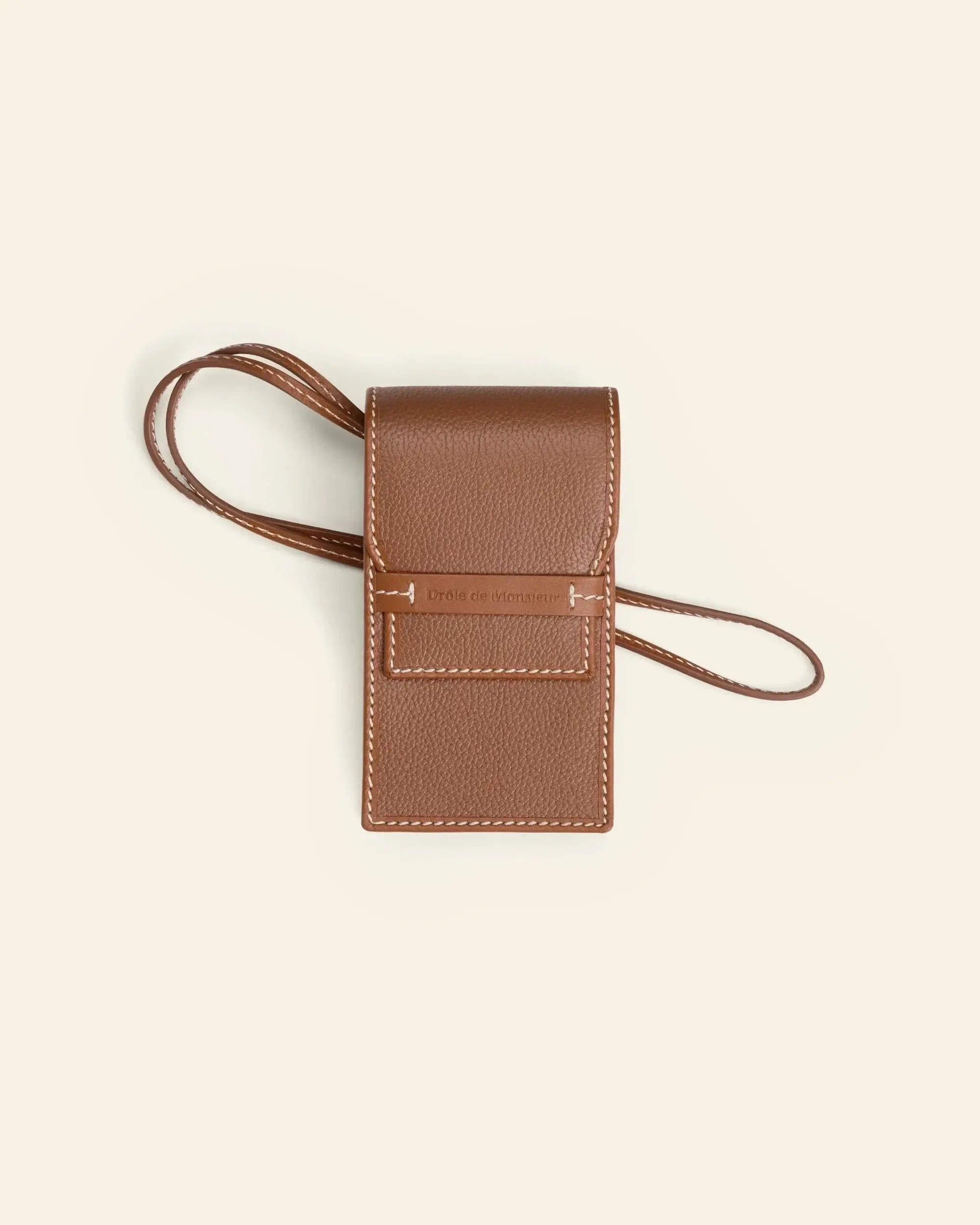 Drôle De Monsieur L'Étui Camera Tasche Braun Leder