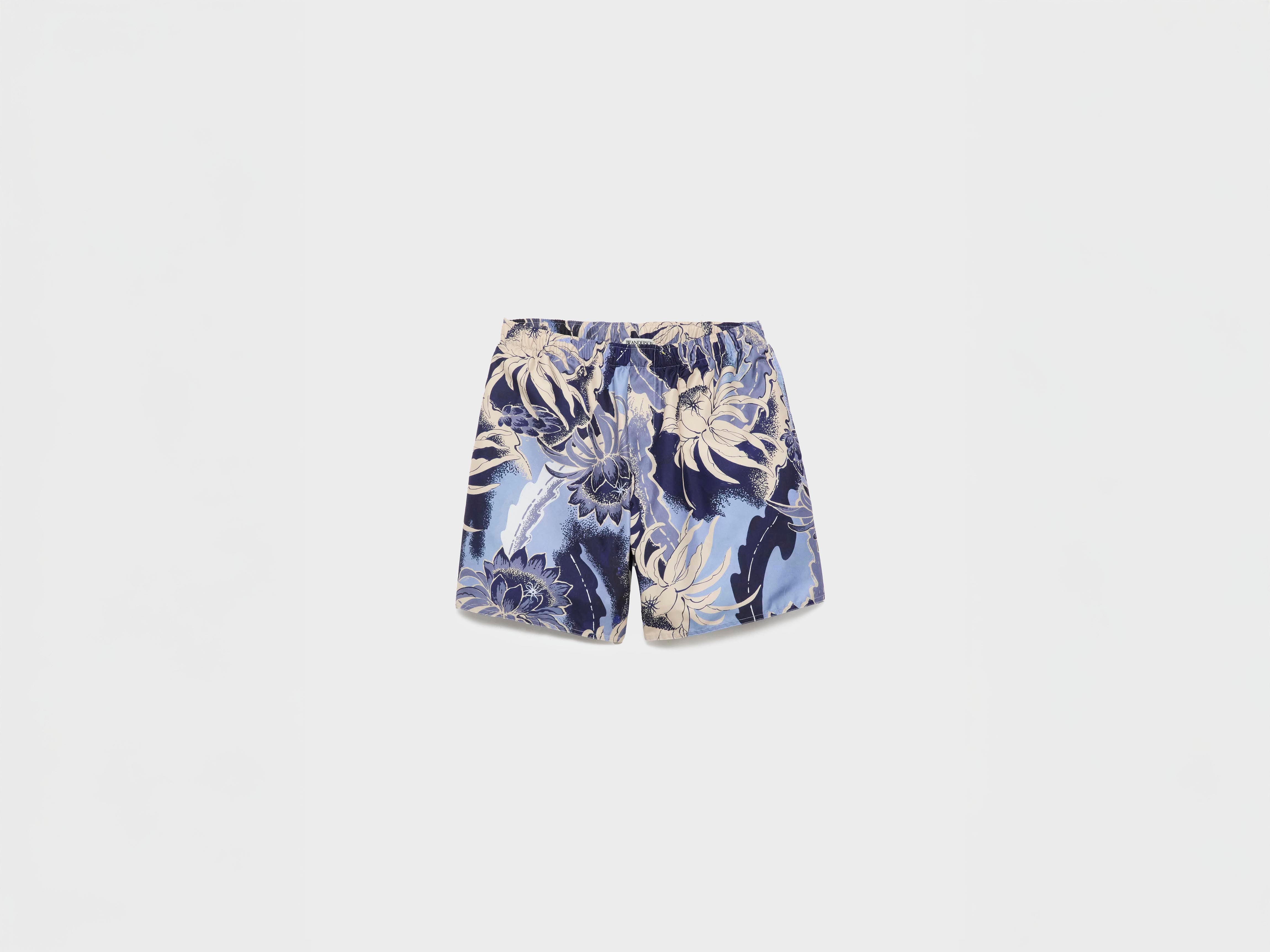 J.W.Anderson Swim Hawaiian Shorts Badehose Saphir Floral