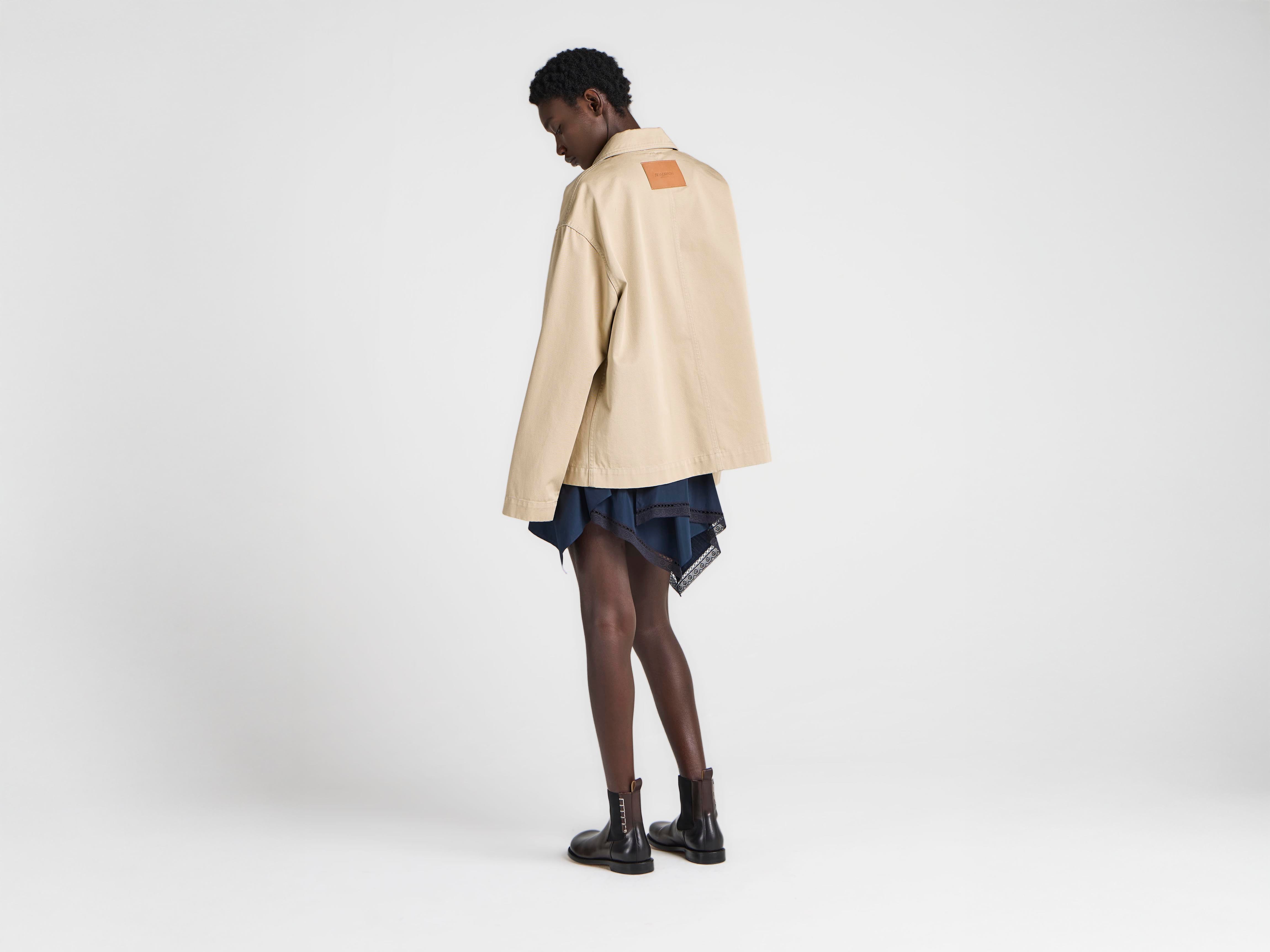 J.W.Anderson Coats Patch Pocket Jacke Damen beige