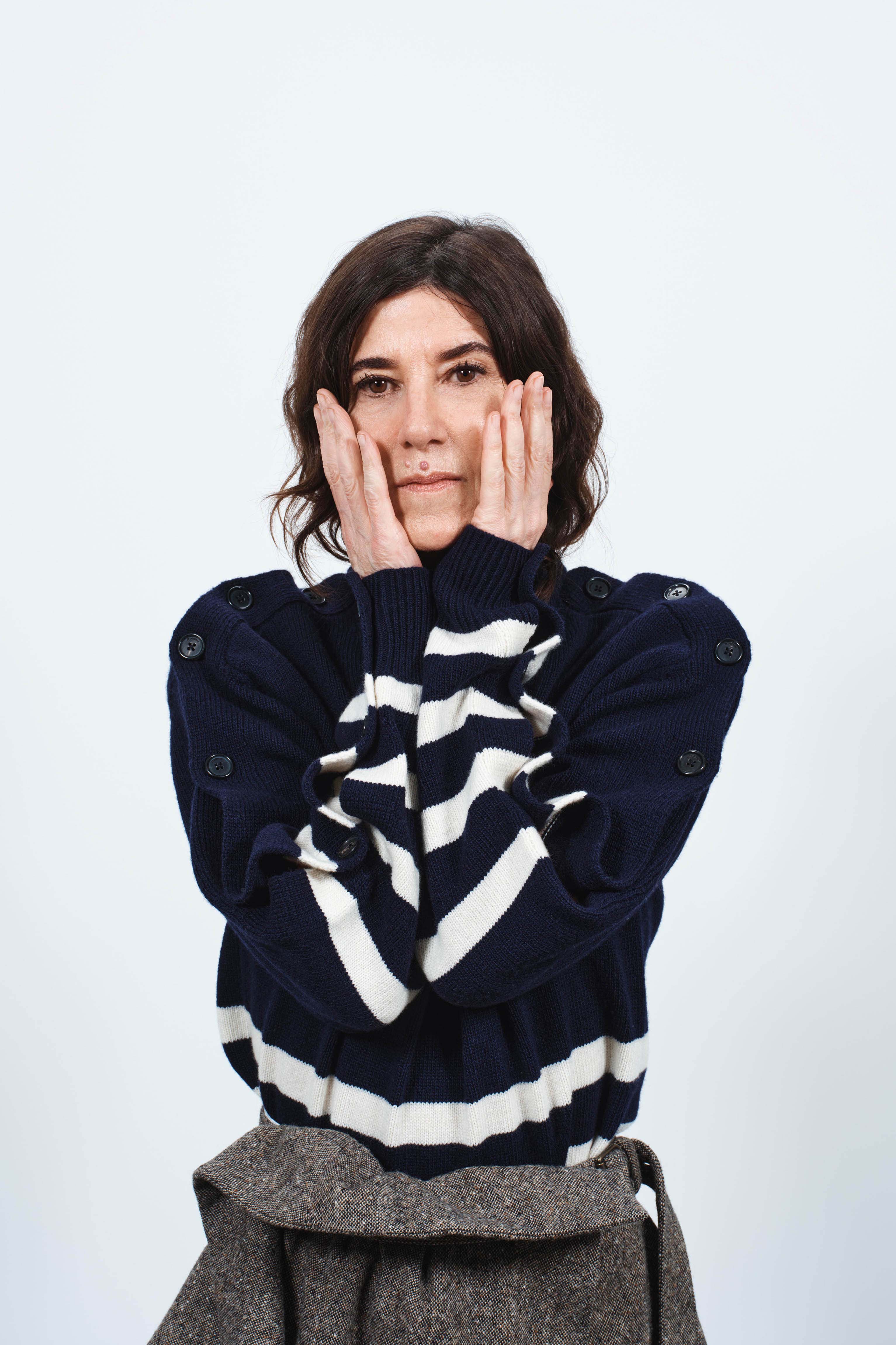 J.W.Anderson Knitwear Breton Jumper Strickpullover Navy Damen