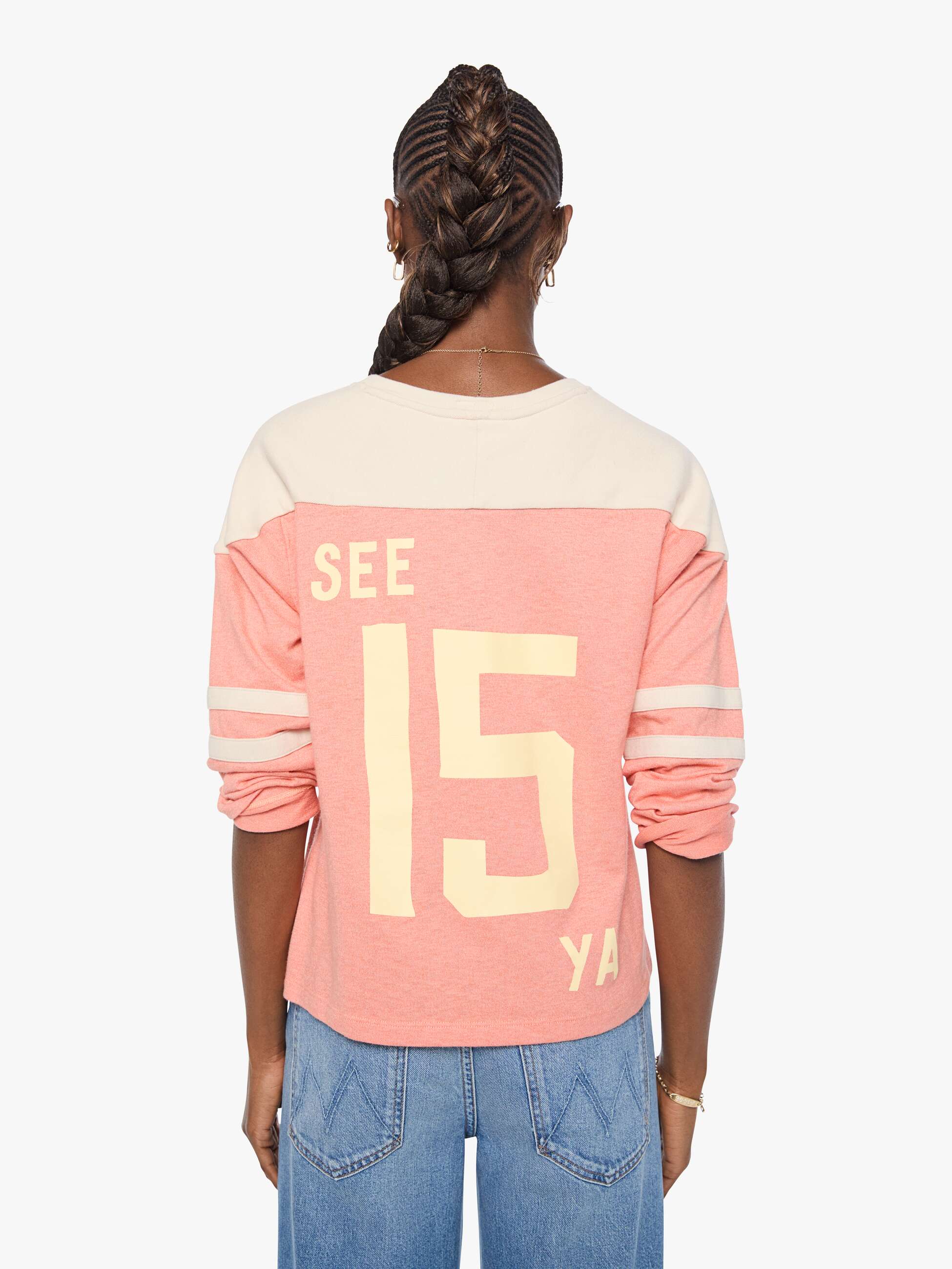 Mother Outfielder Catch Shirt See Ya Rosa Langarm