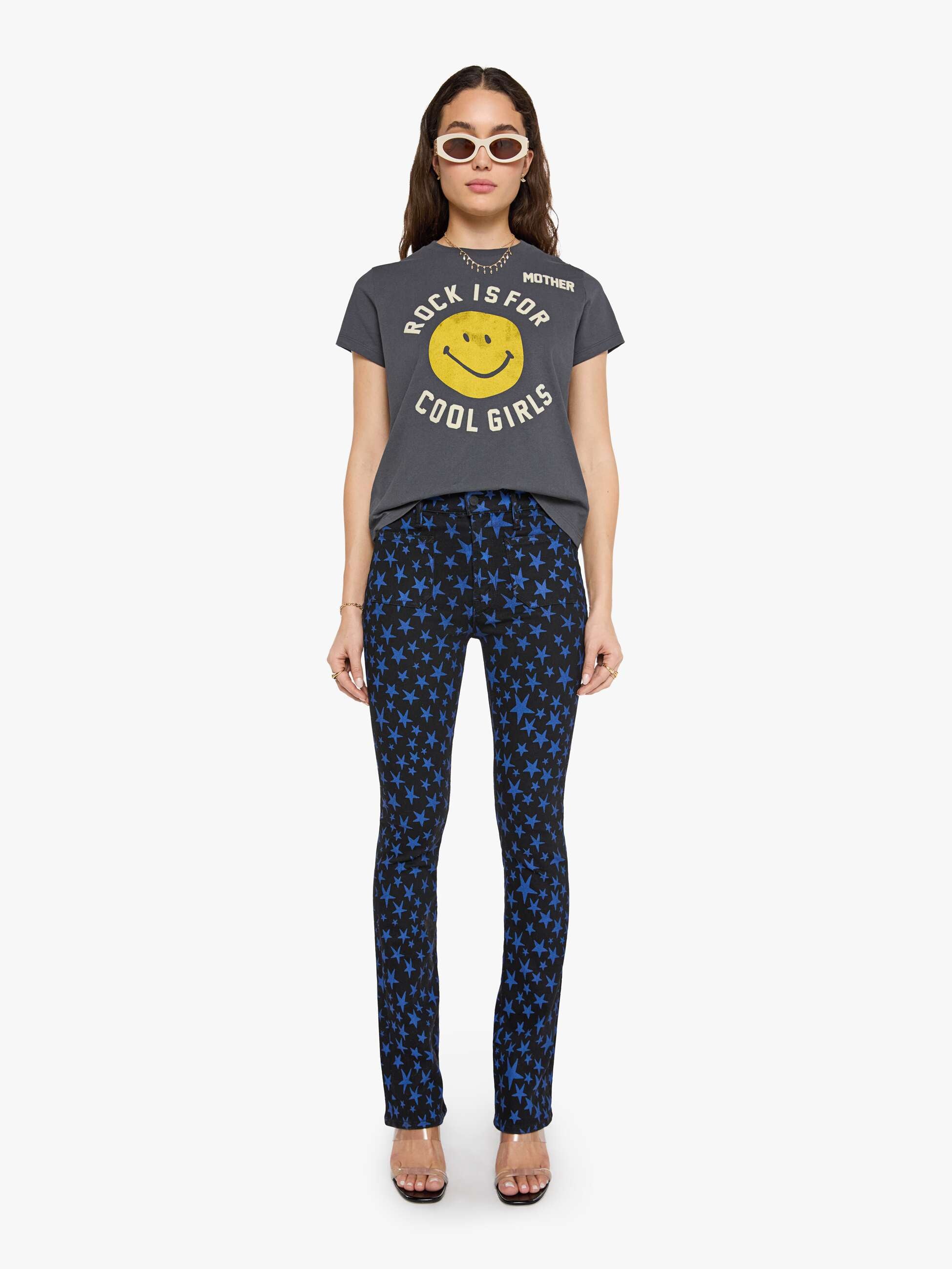 Mother The Boxy Goodie Goodie T-Shirt Rock Is For Cool Girls