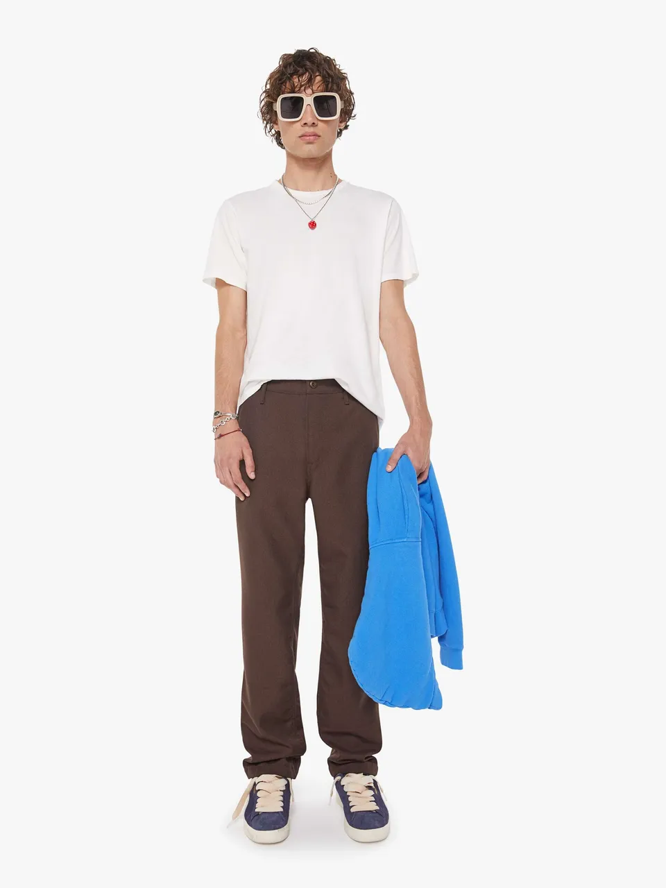 Mother The Duke Hose Dunkelbraun Herren Loose Straight