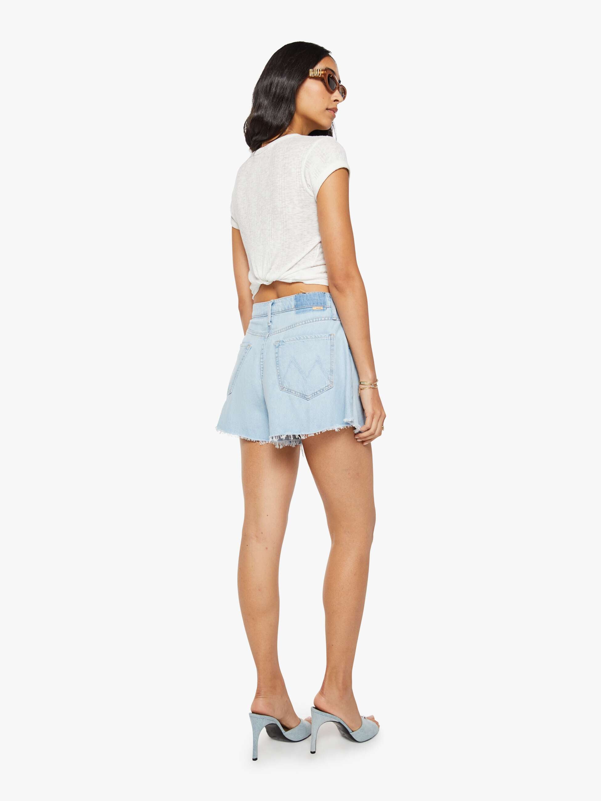 Mother The Flutter Short Fray Shorts Shaken Not Stirred