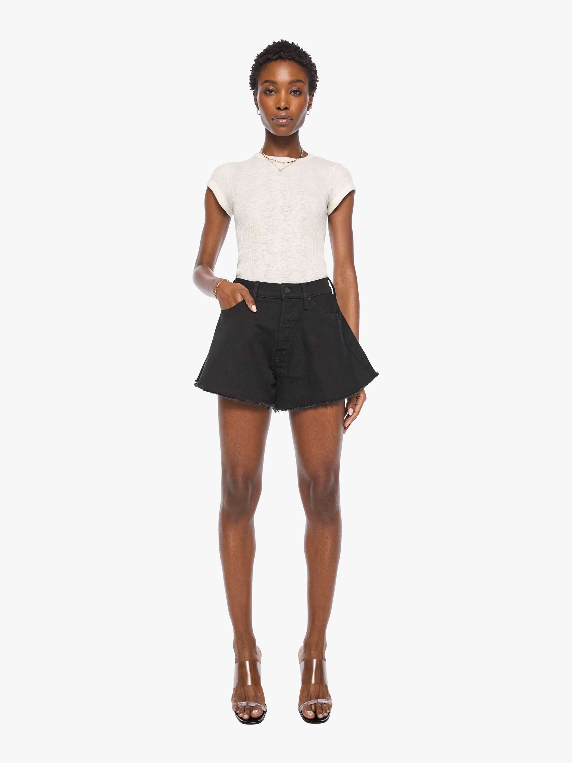Mother Shorts The Flutter Short Fray Shorts Nighty Night