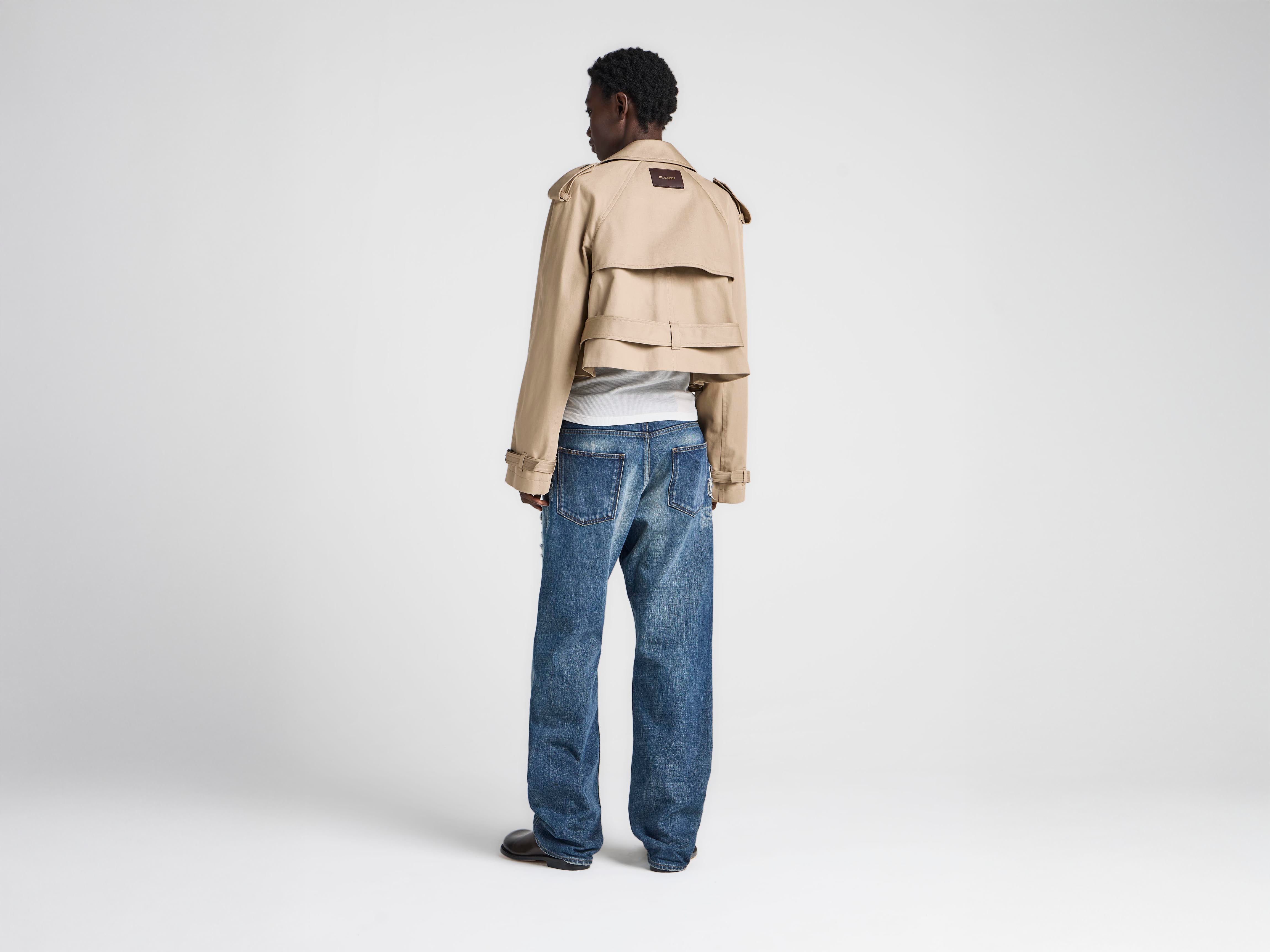 J.W.Anderson Cropped Trench Beige Baumwolle Damen