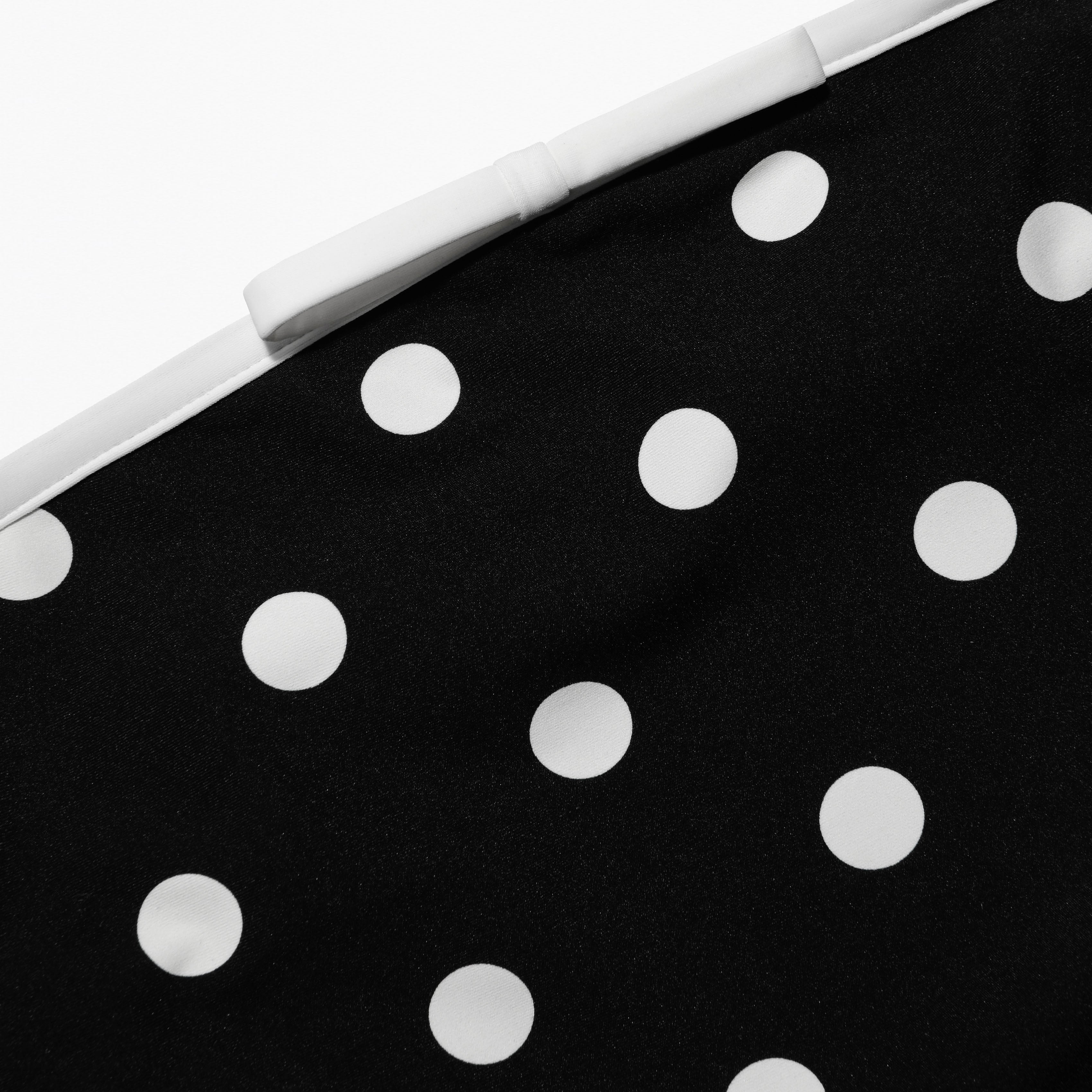 Self Portrait Black Polka Dot Badeanzug Schwarz