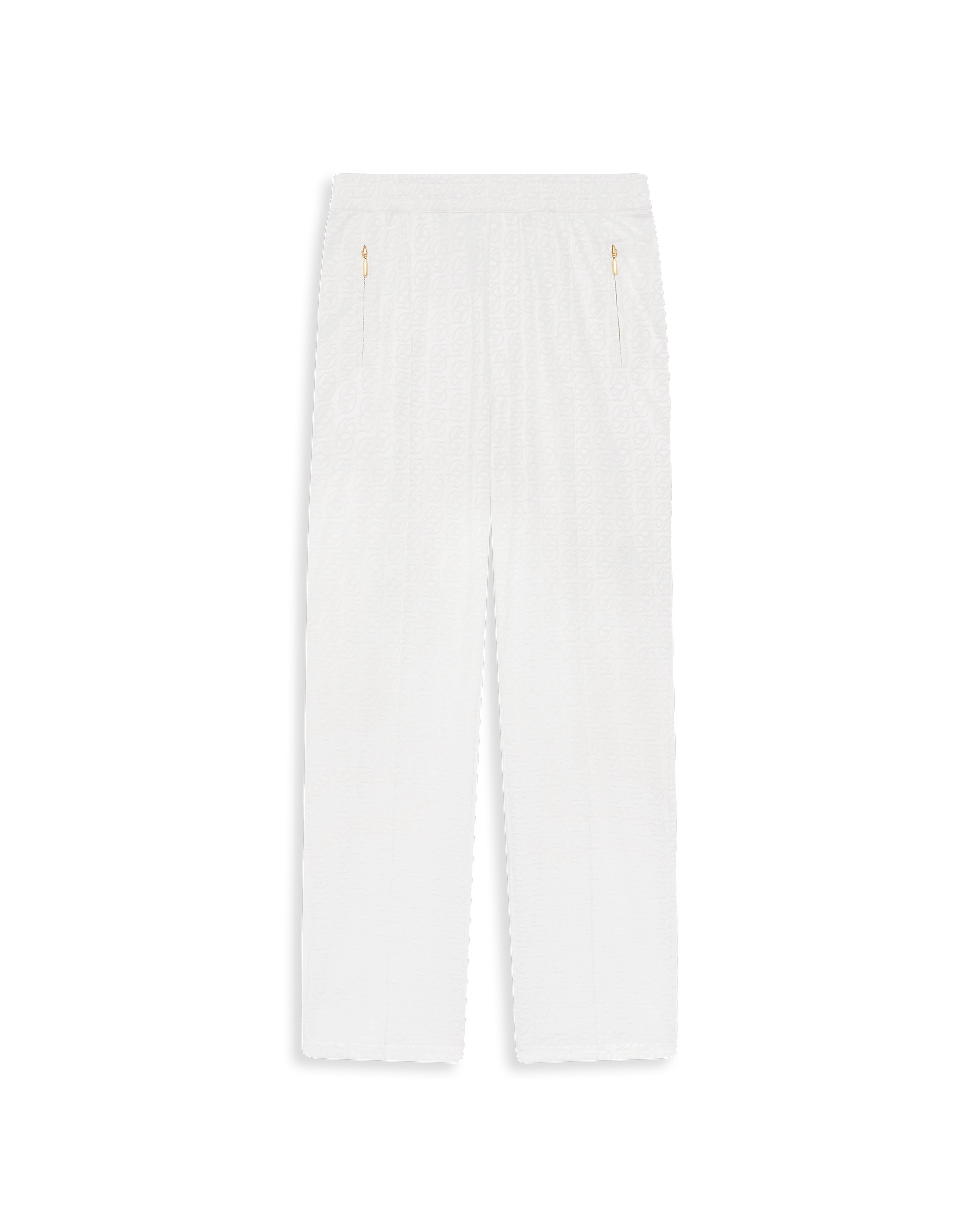 Drôle De Monsieur Pantalon Survêtement Jogginghose Weiß Monogramm