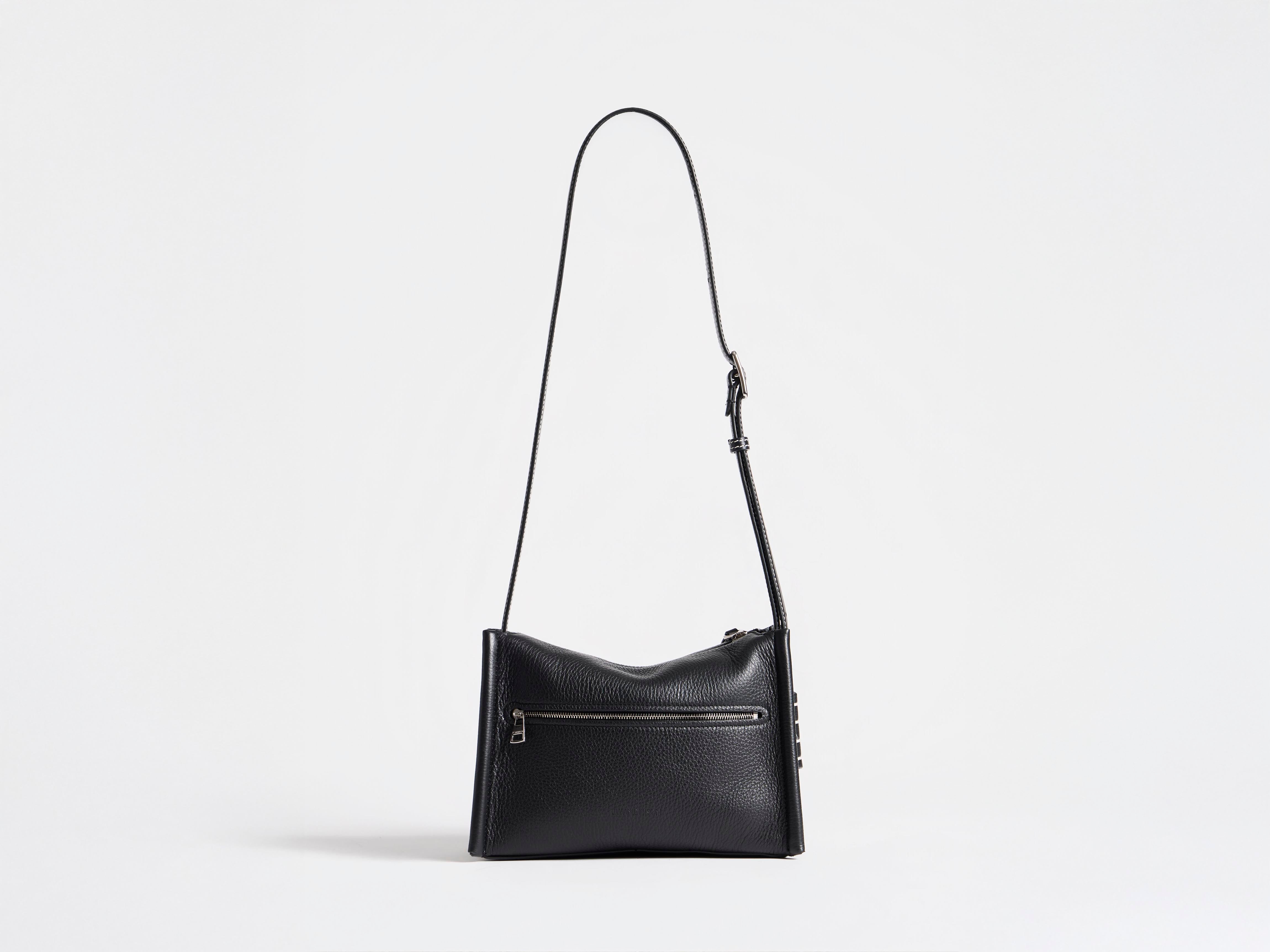 J.W.Anderson Messenger Loafer Bag Schwarz Leder Small