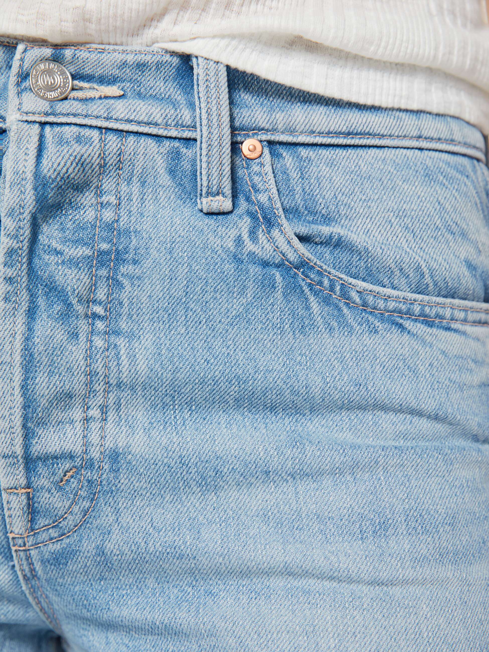 Mother The Tomcat Skimp Jeans Head Rush Hellblau Straight