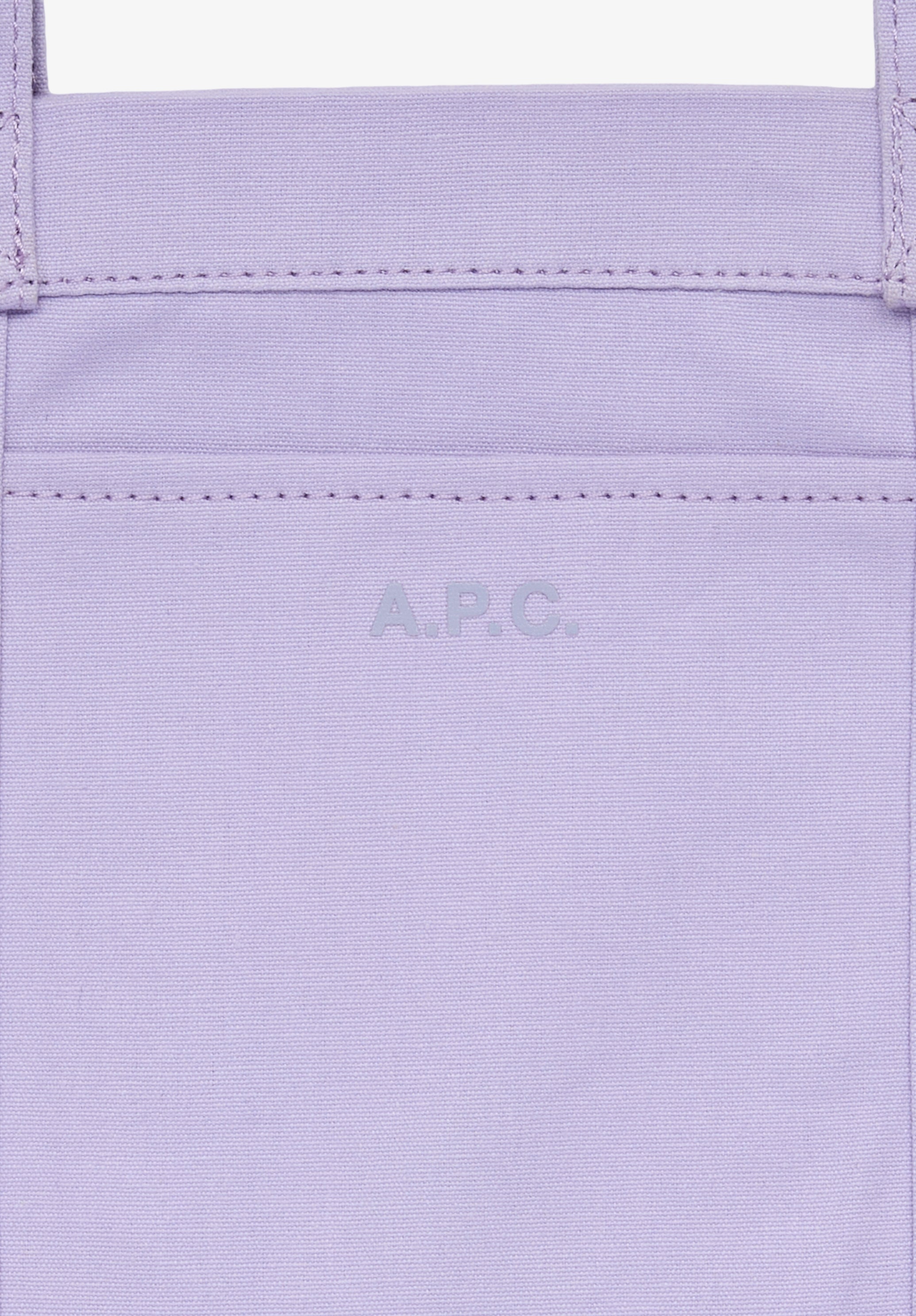 A.P.C. Lou Rue Madame Small Tragetasche Rose Baumwolle