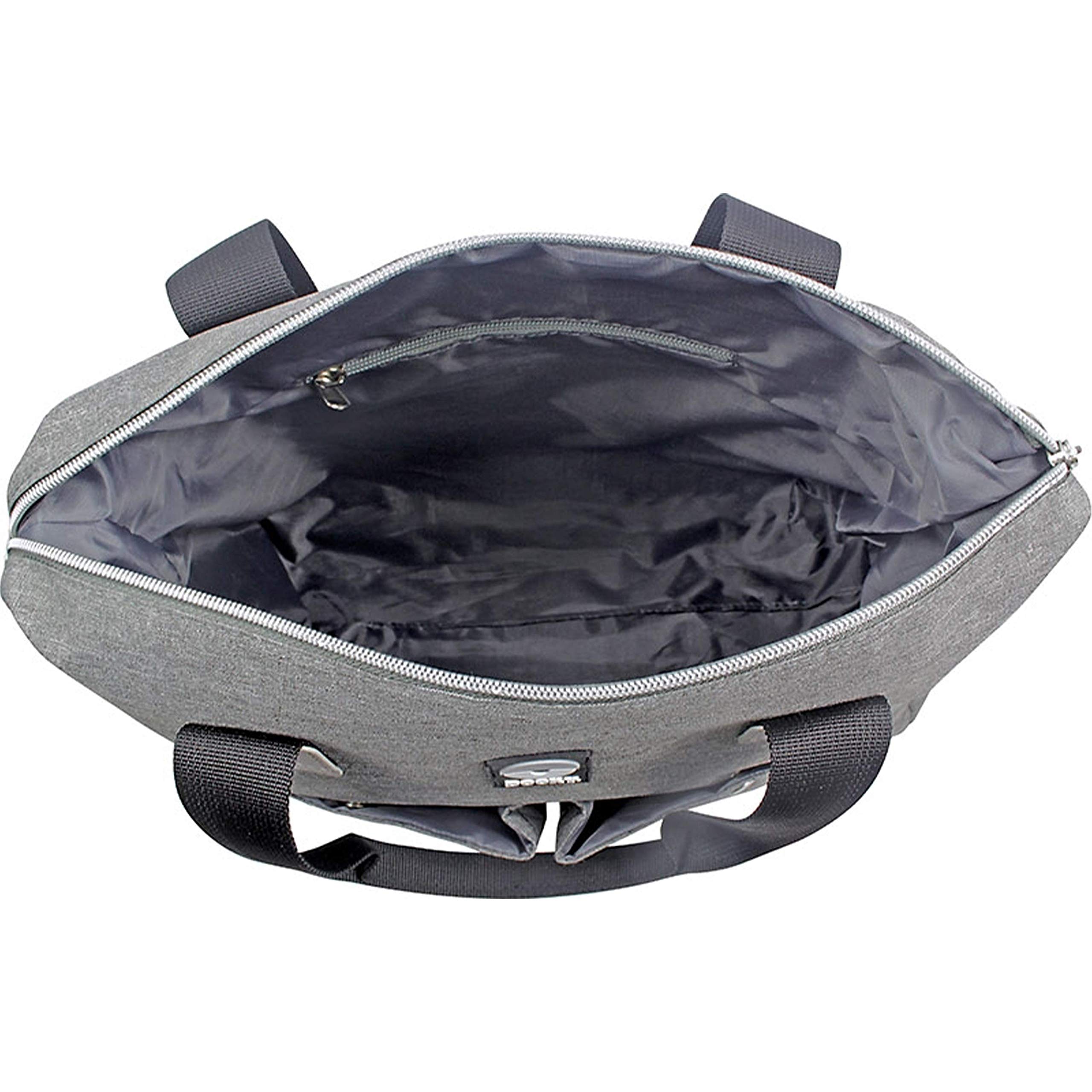 Dooky Diaper Wickeltasche Shoulder Bag grau Melange 8 Fächer