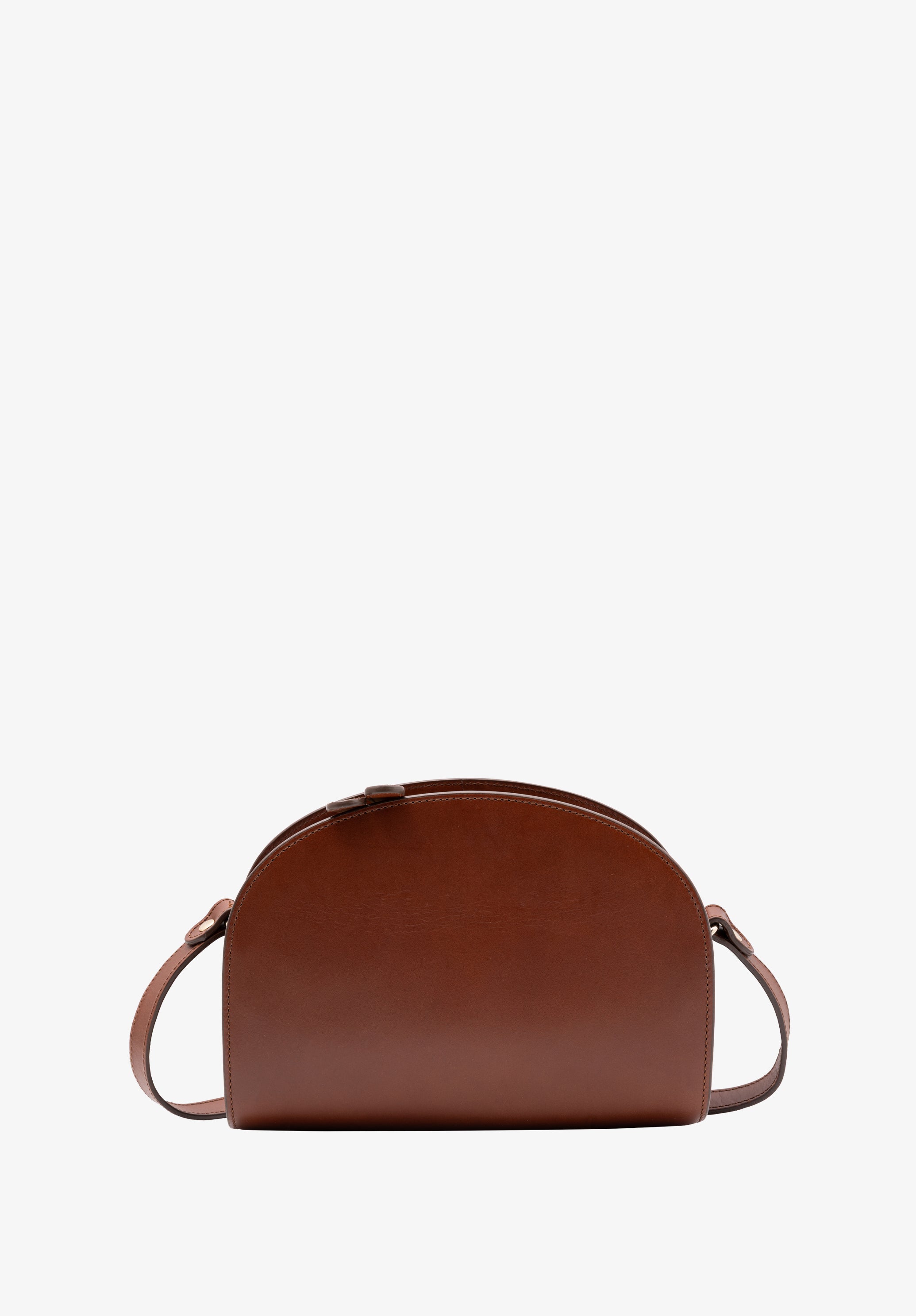 A.P.C. Demi-Lune Tasche TU Glattleder Umhängetasche