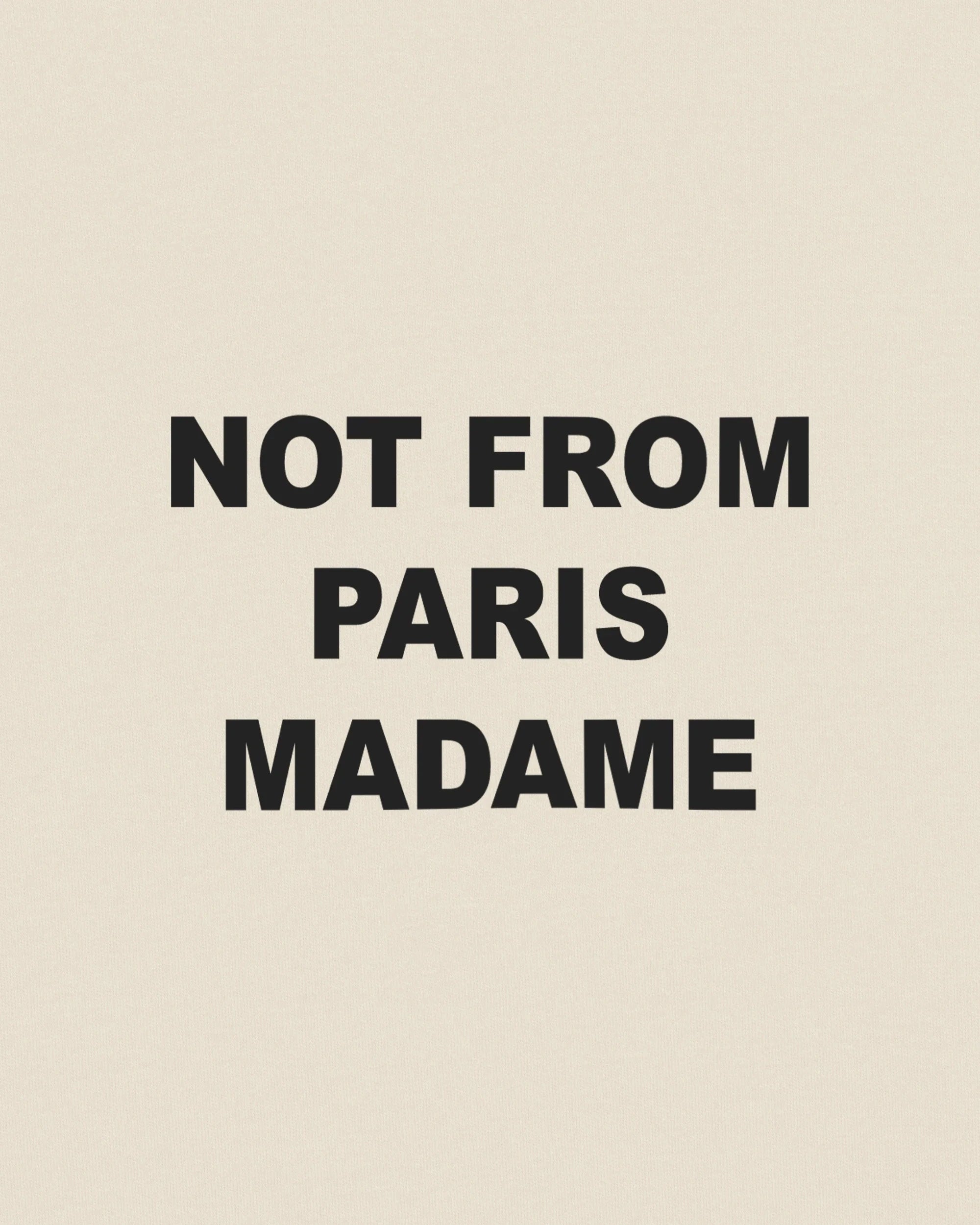 Drôle De Monsieur Le T-Shirt Slogan T-Shirt Mastic Beige