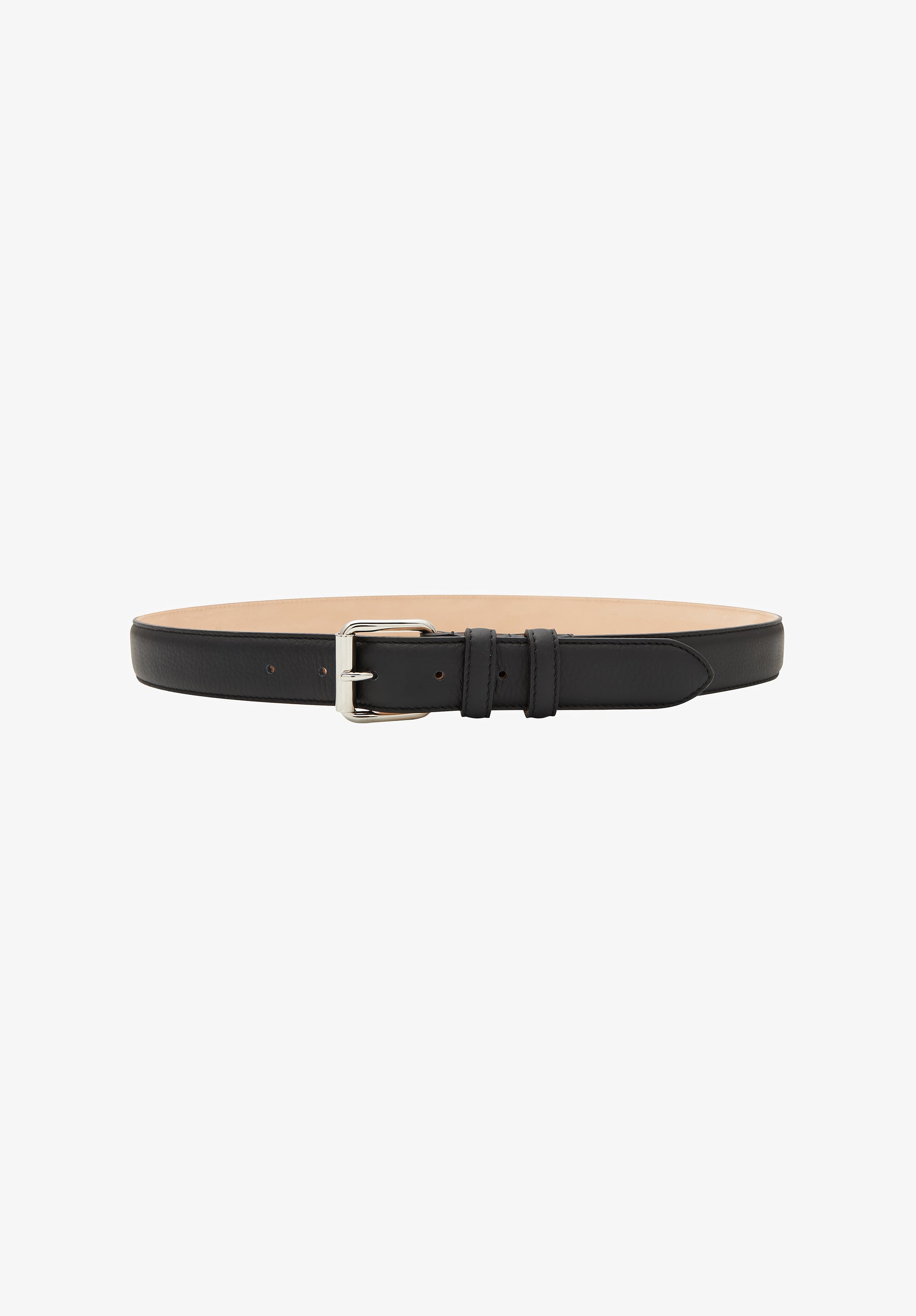 A.P.C. Paris Gürtel Glattleder Silberschnalle