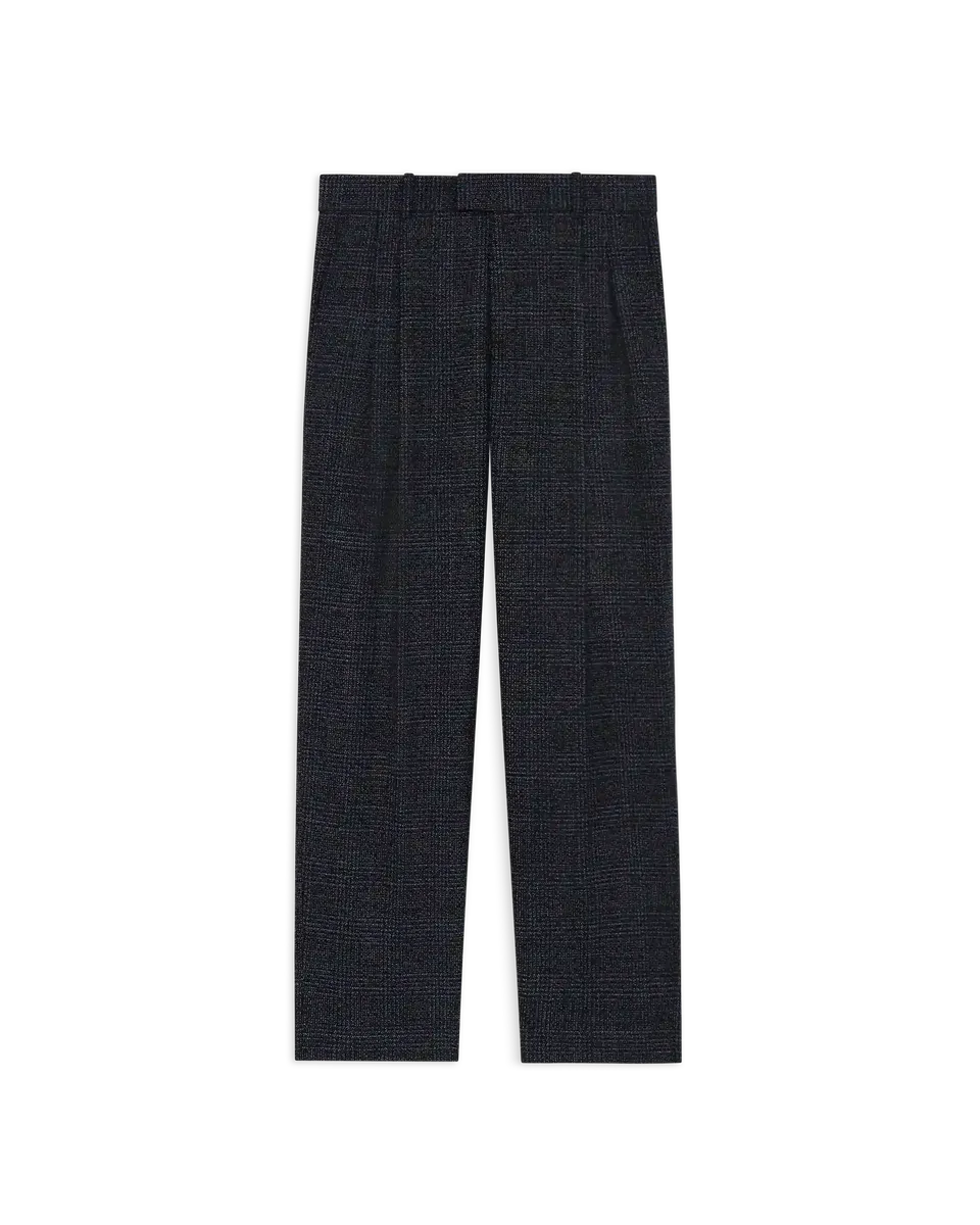 Drôle De Monsieur Pantalon Golfeur Laine Hose Navy Karo