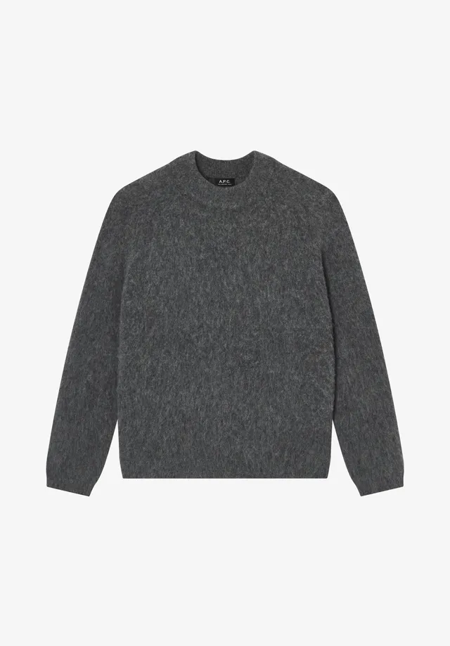 A.P.C. Pullover Strick anthrazit weit Gr. M