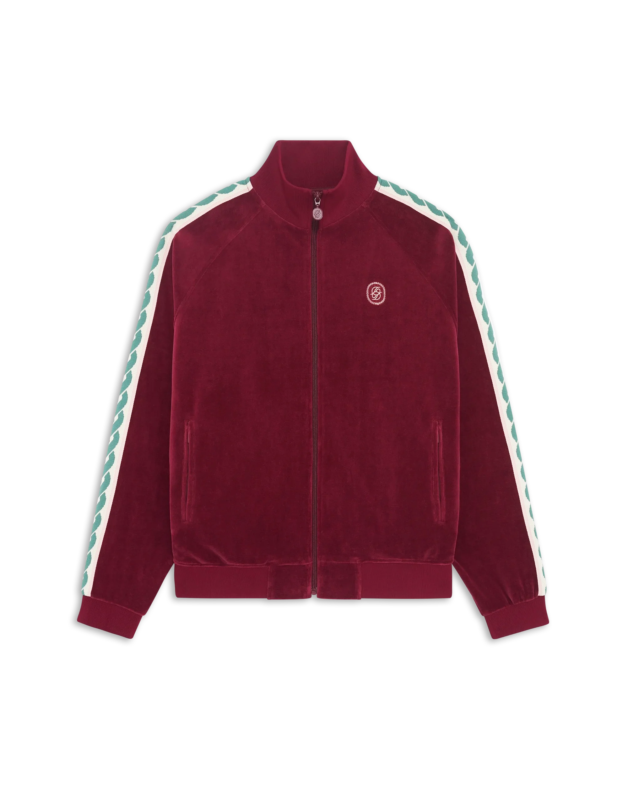Drôle De Monsieur La Track Jacket Velours Trackjacke Burgundy