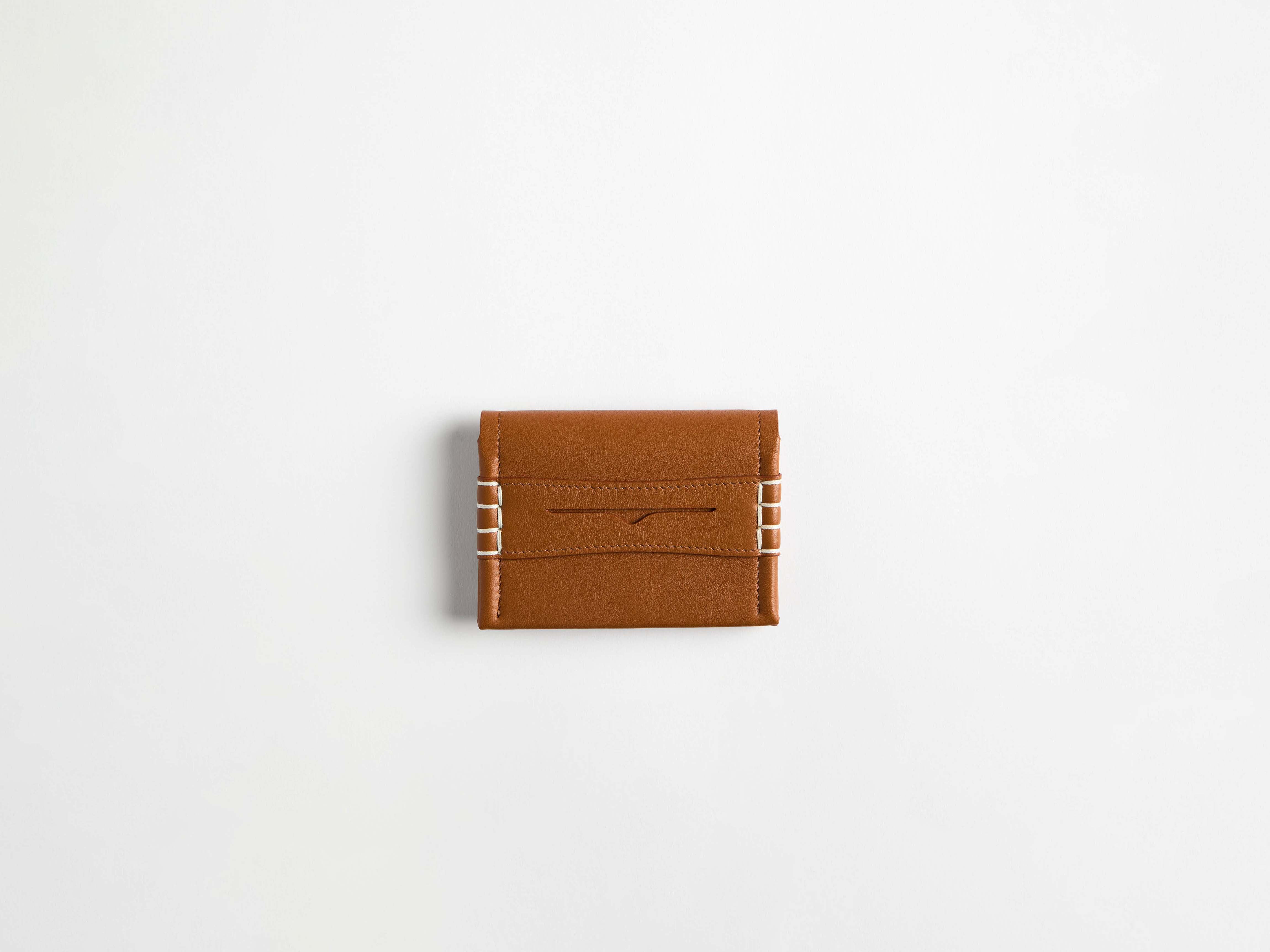 J.W.Anderson Penny Loafer Kartenhalter Tan Leder