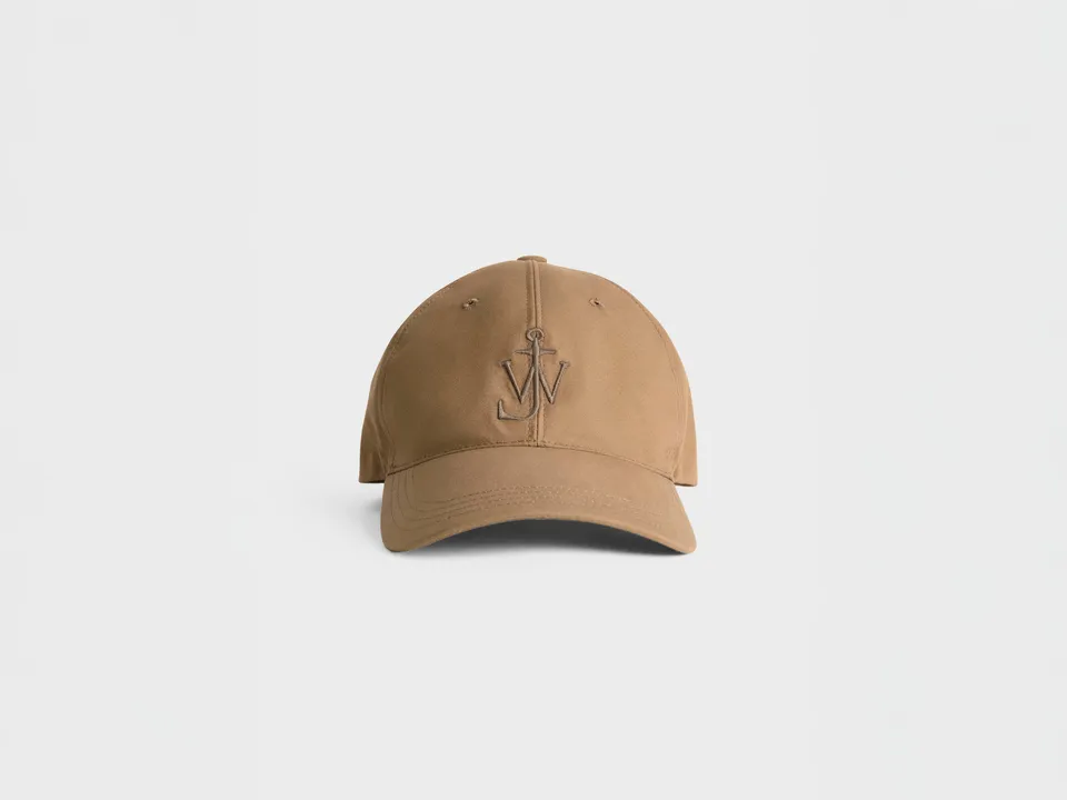 J.W.Anderson Baseball Cap Beige gewachste Baumwolle