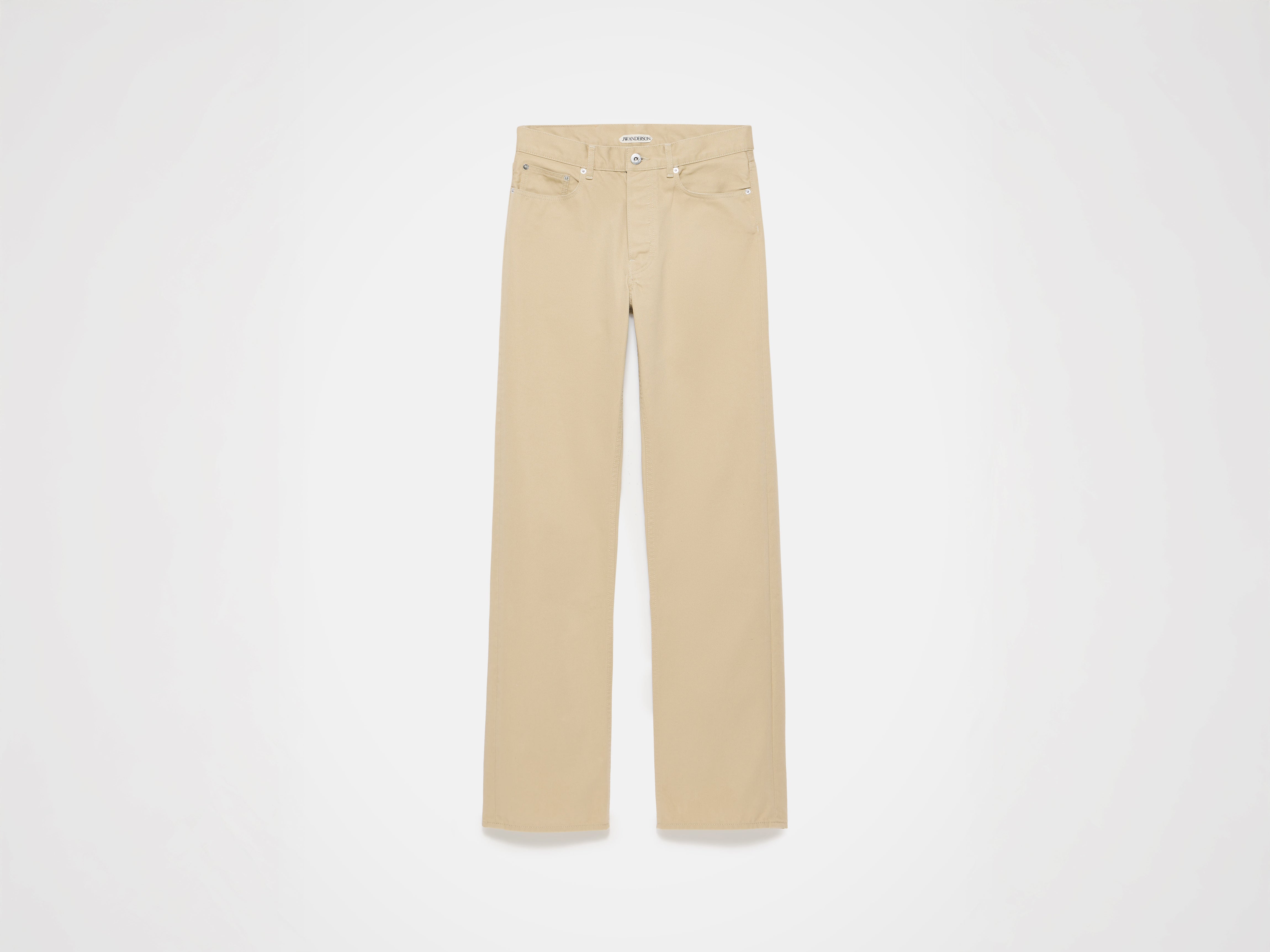 J.W.Anderson Straight Leg Jeans Herren Beige