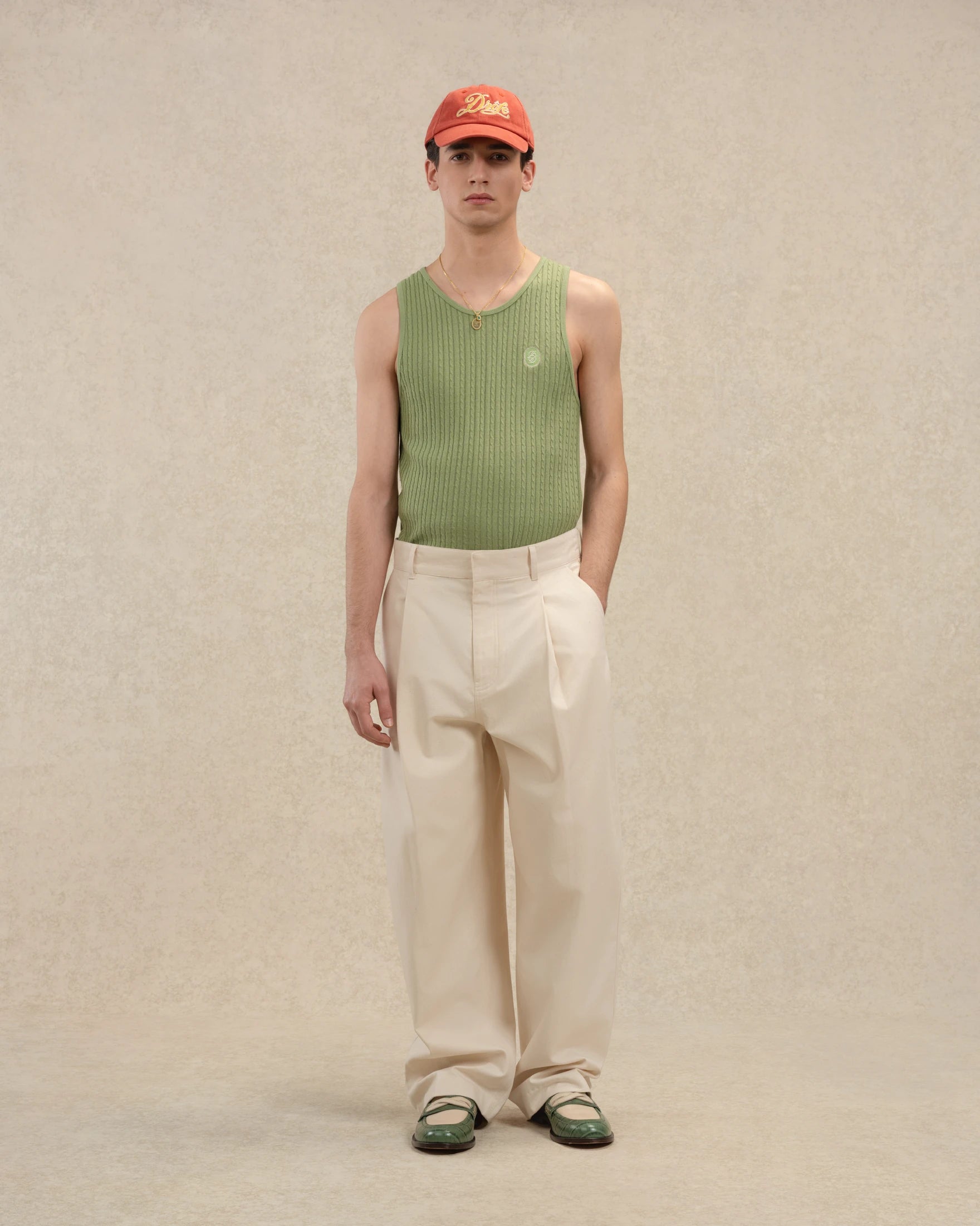 Drôle De Monsieur Pantalon Ballon Hose Baumwolle Off-White
