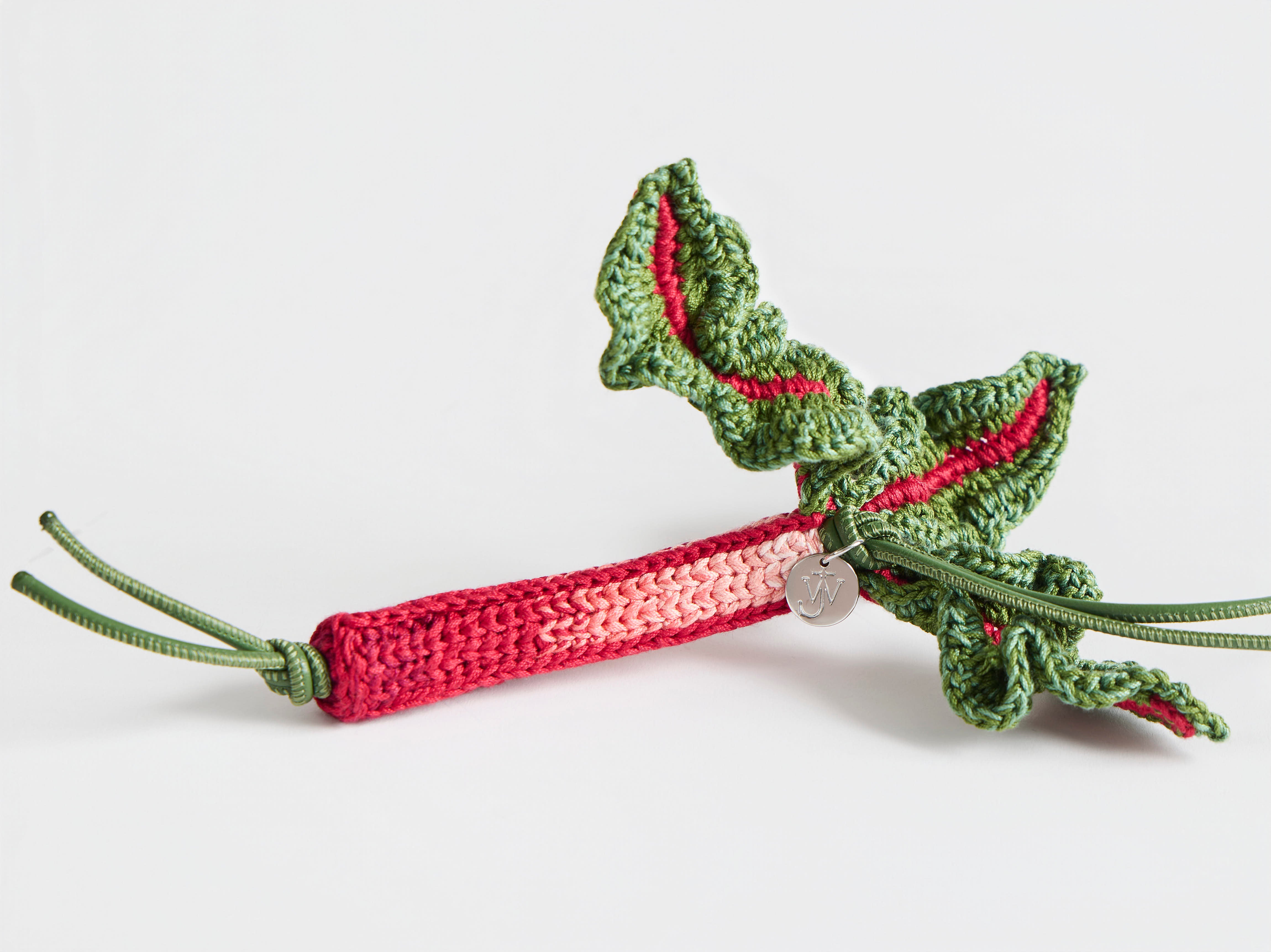 J.W. Anderson Rhubarb Taschenanhänger Häkel-Baumwolle