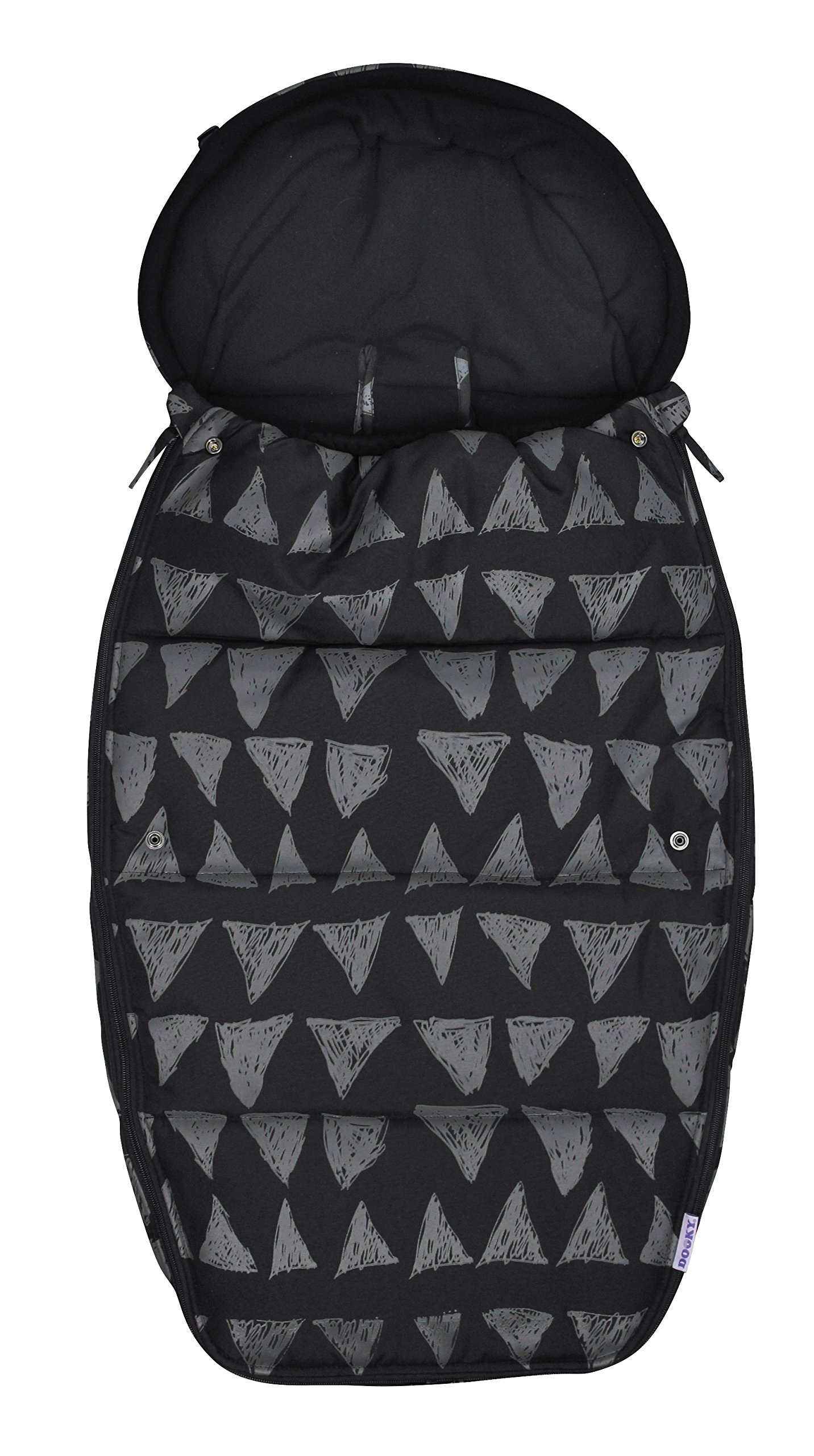 Dooky Footmuff Fußsack L Black Tribal 98x50 cm Winter Wasserdicht