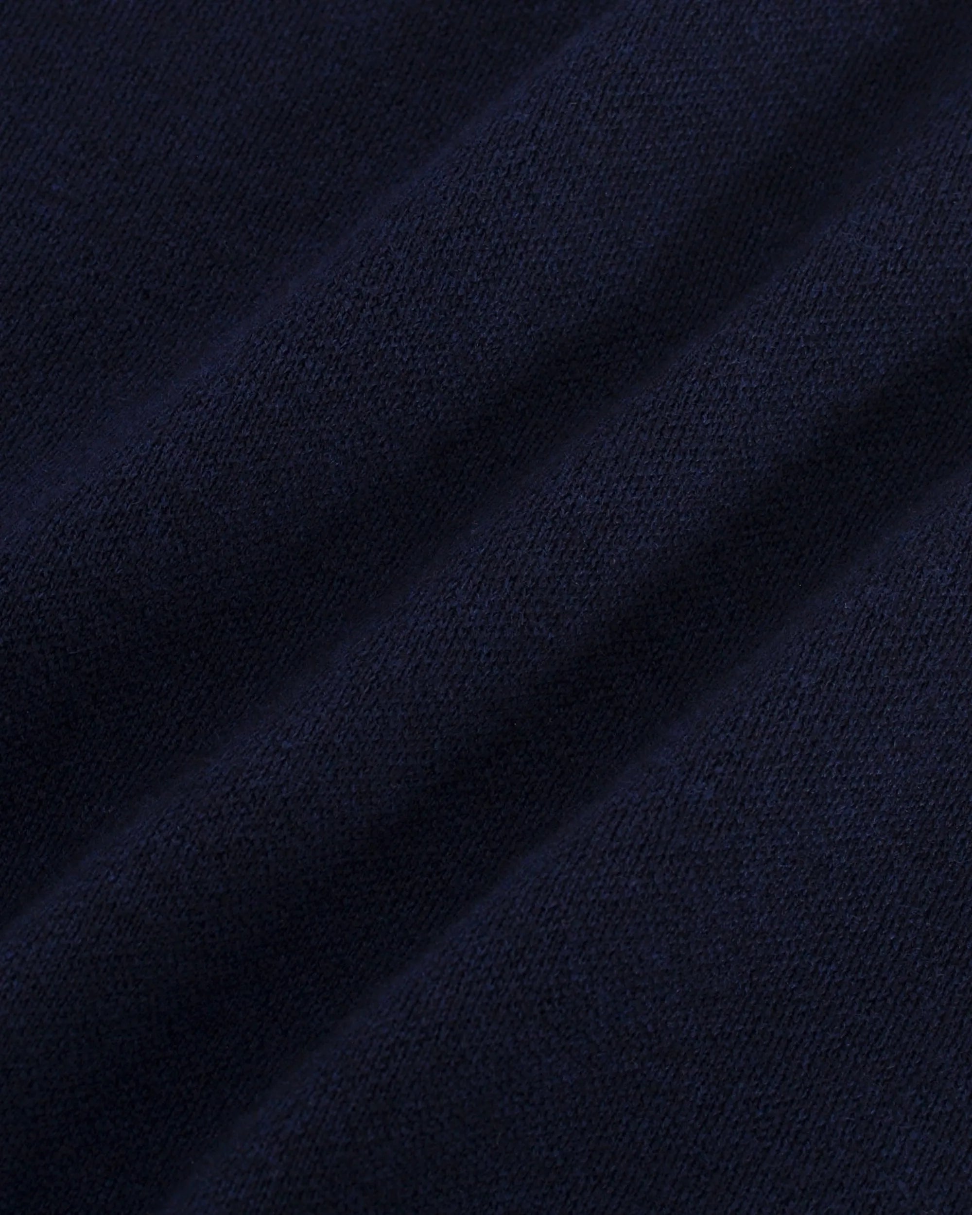 Drôle De Monsieur Slogan Herren-Cardigan Navy Merino