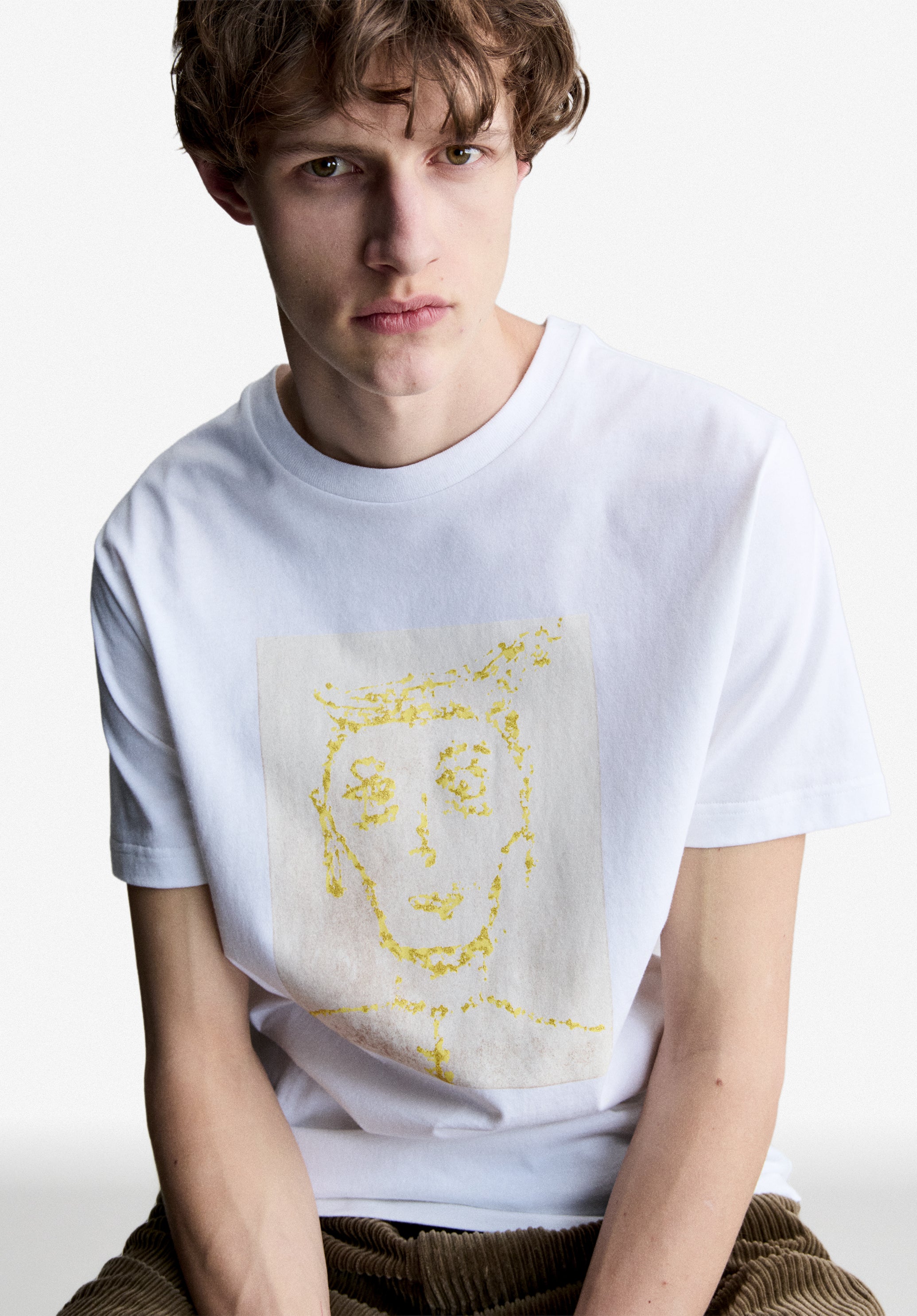 A.P.C. Jean Portrait T-Shirt Größe M Portrait-Print