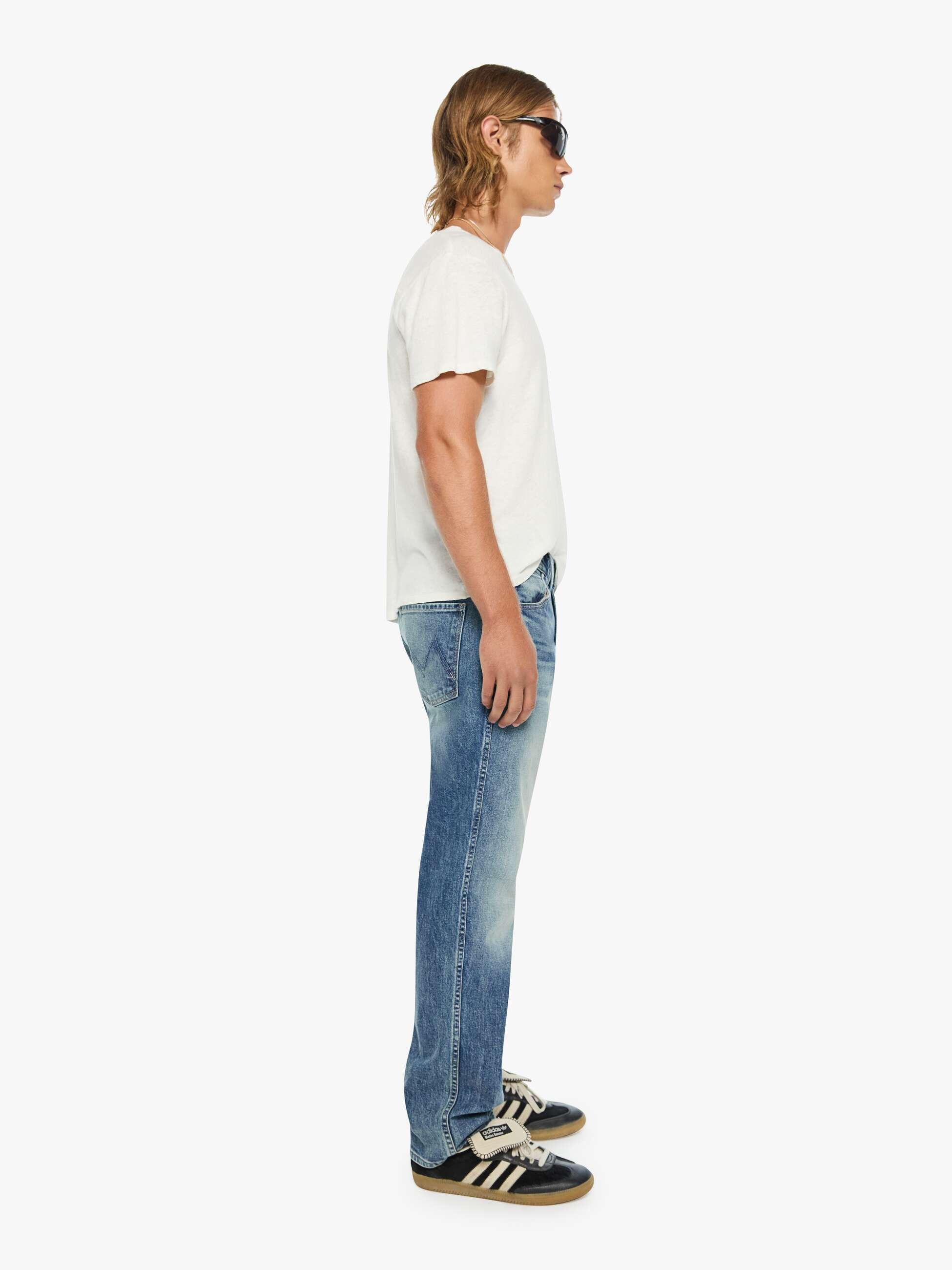 Mother The Bronco Rub Some Dirt On It Jeans Mittelblau Straight