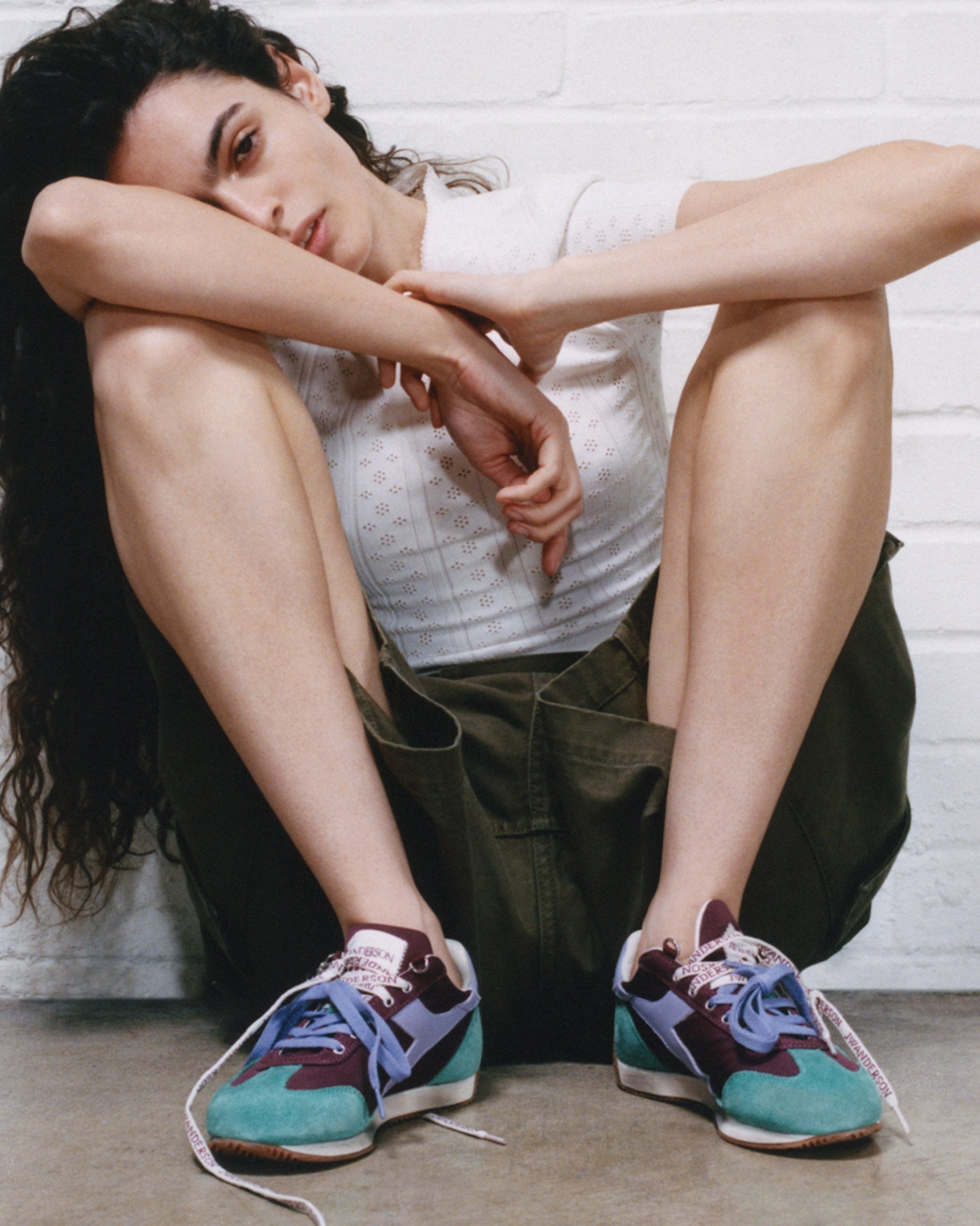 J.W.Anderson Equipe Sneaker Damen Empire Red Rot