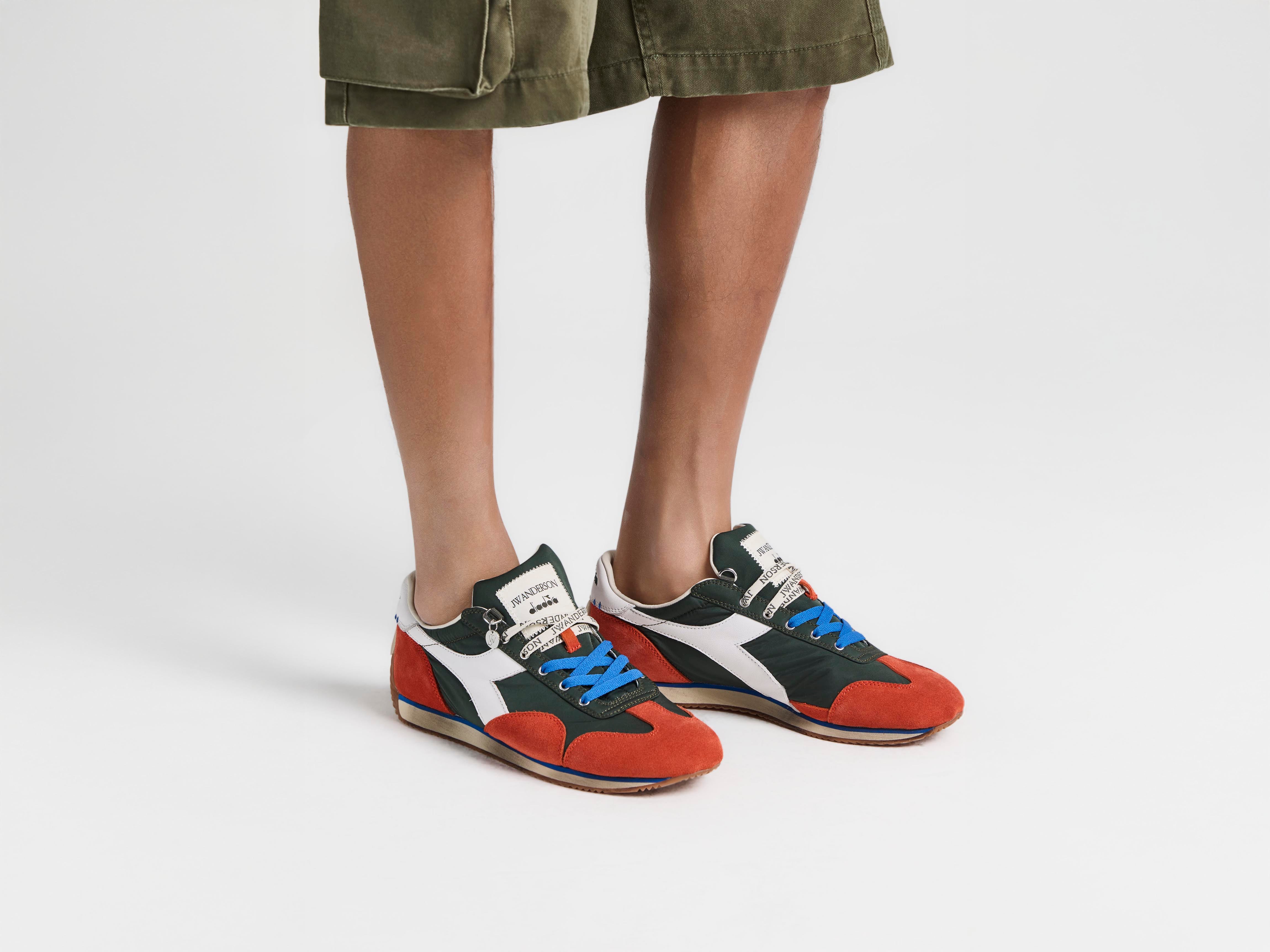 J.W.Anderson x Diadora Equipe Sneaker Herren Green Night