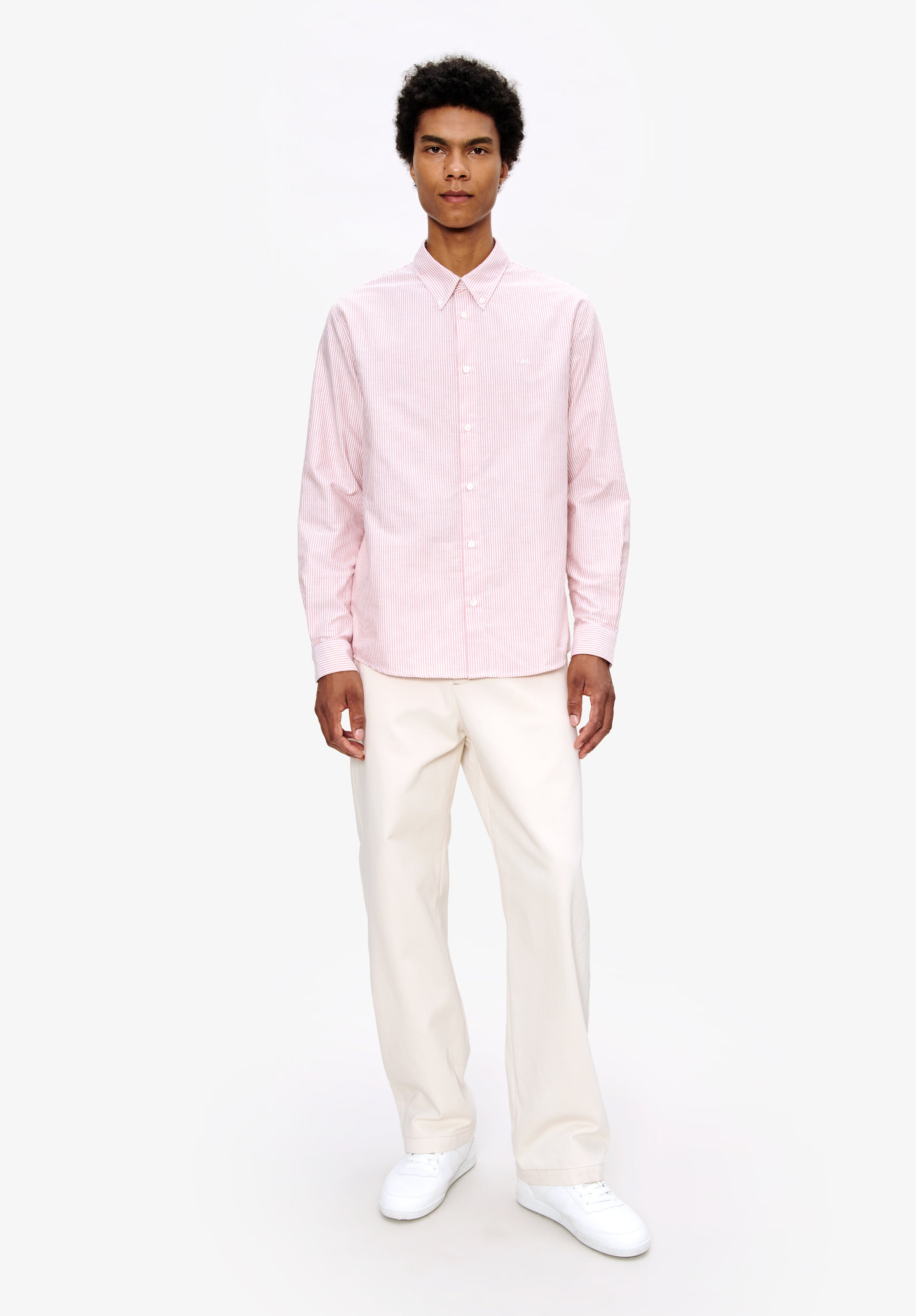 A.P.C. Dan Chinohose weiss Baumwolle Moleskin