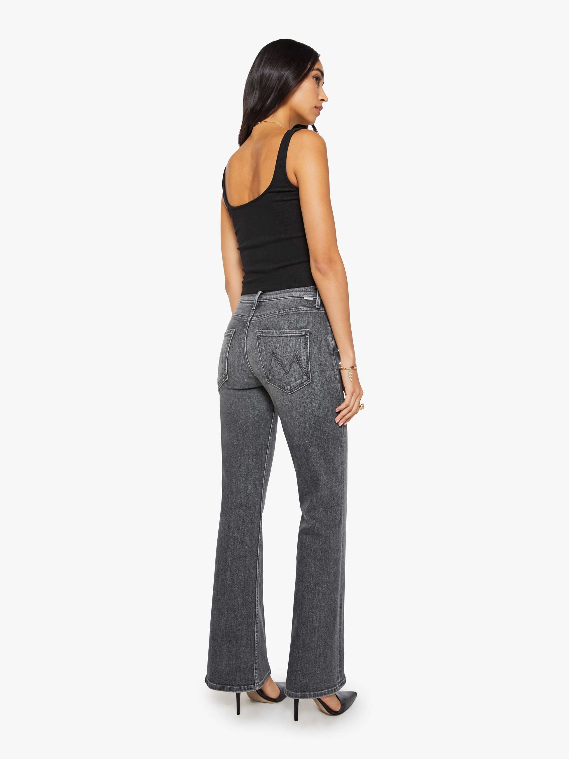Mother The Bookie Sneak Jeans Dainty And Dangerous Bootcut