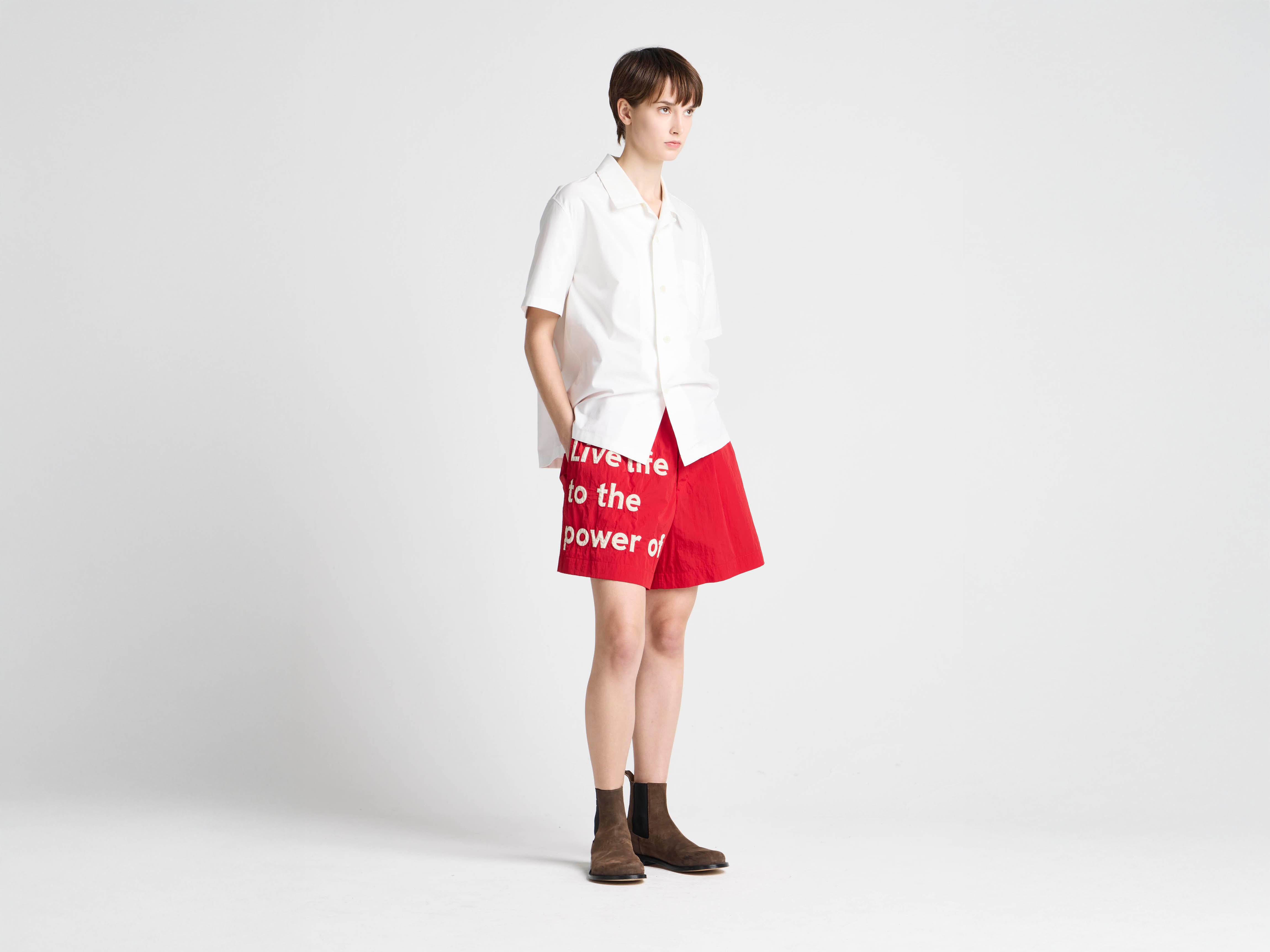 JW Anderson x Guinness Track Shorts Rot Unisex