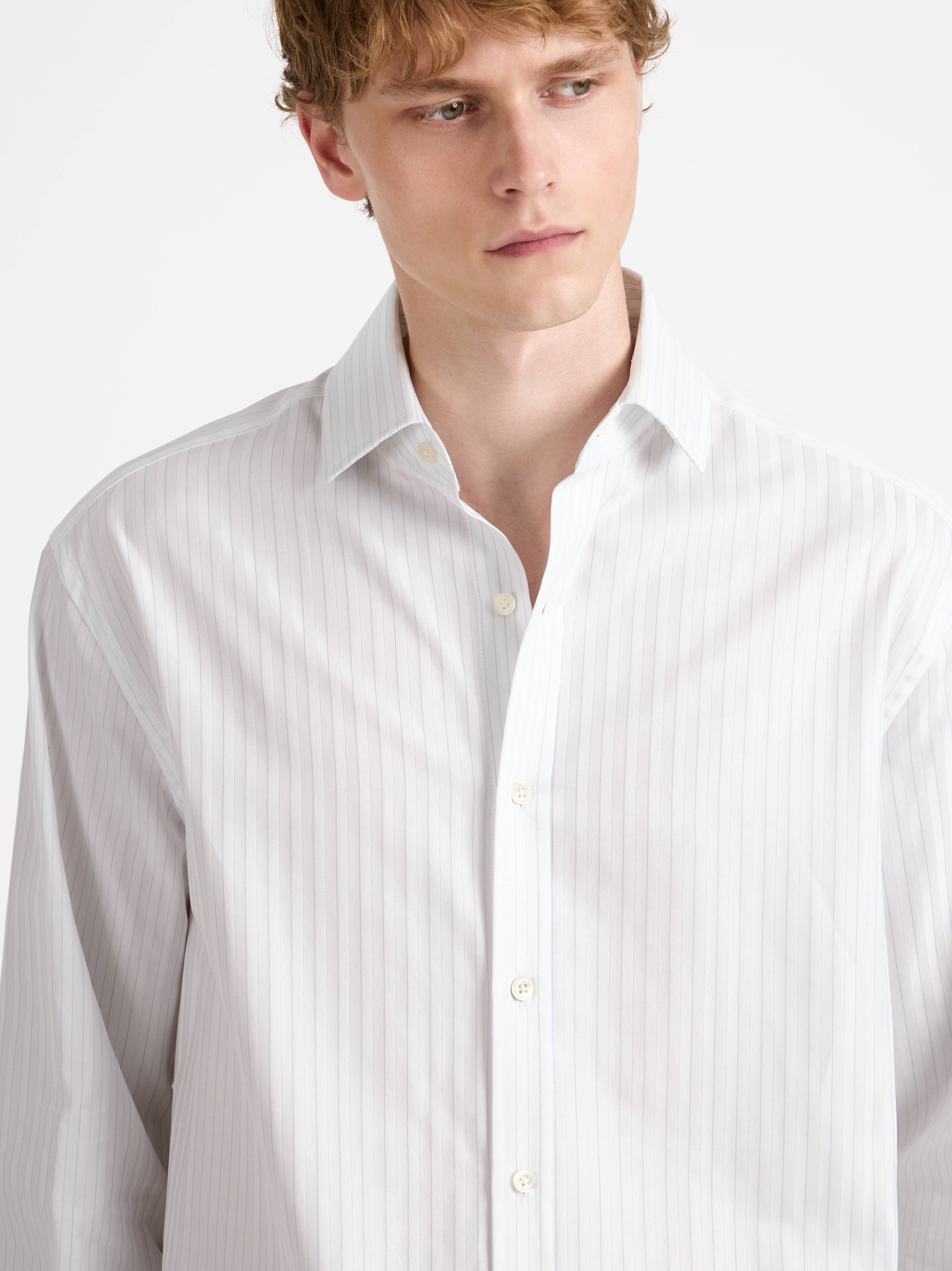 J.W.Anderson Classic Hemd Herren white blue Popeline