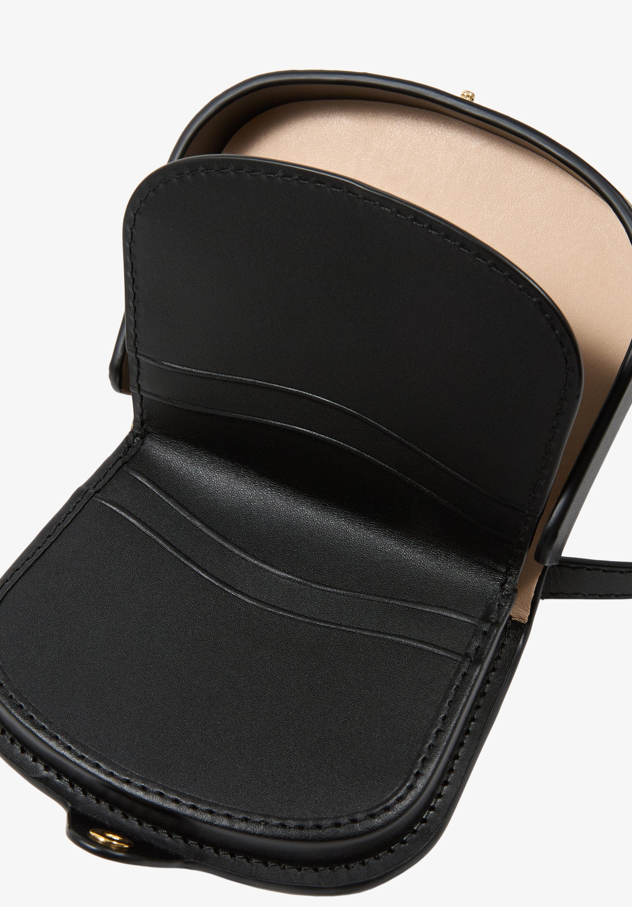 A.P.C. Jo Strap Portemonnaie Glattleder mit Riemen TU