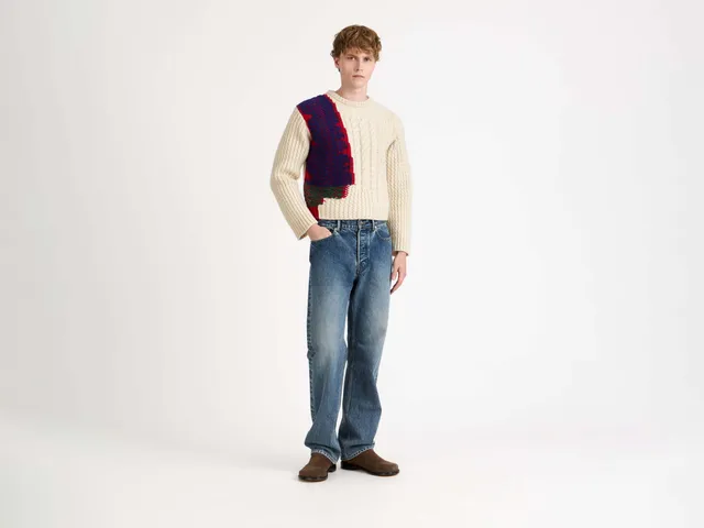 J.W.Anderson Cable-Knit Jumper Pullover Ivory