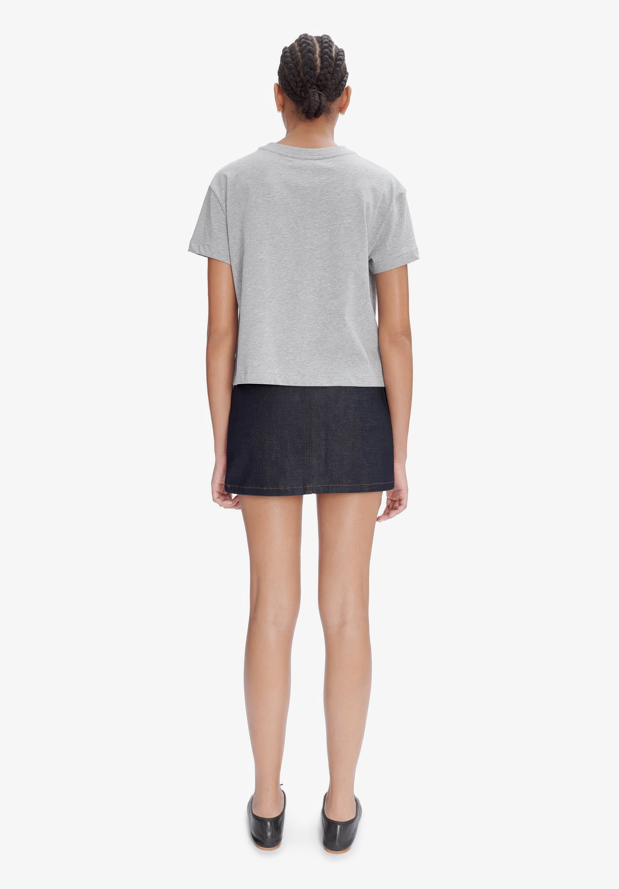 A.P.C. Minirock Raw Denim Japan hohe Taille