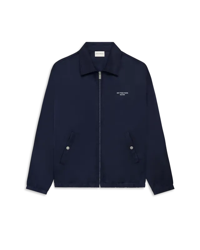 Drôle de Monsieur Slogan Nylonjacke Navy Polyamid