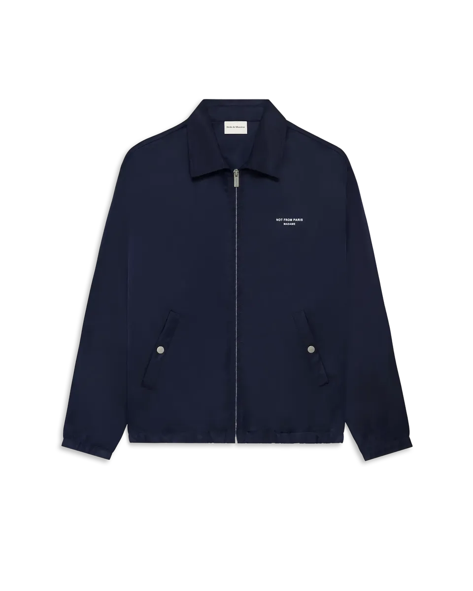Drôle de Monsieur Slogan Nylonjacke Navy Polyamid