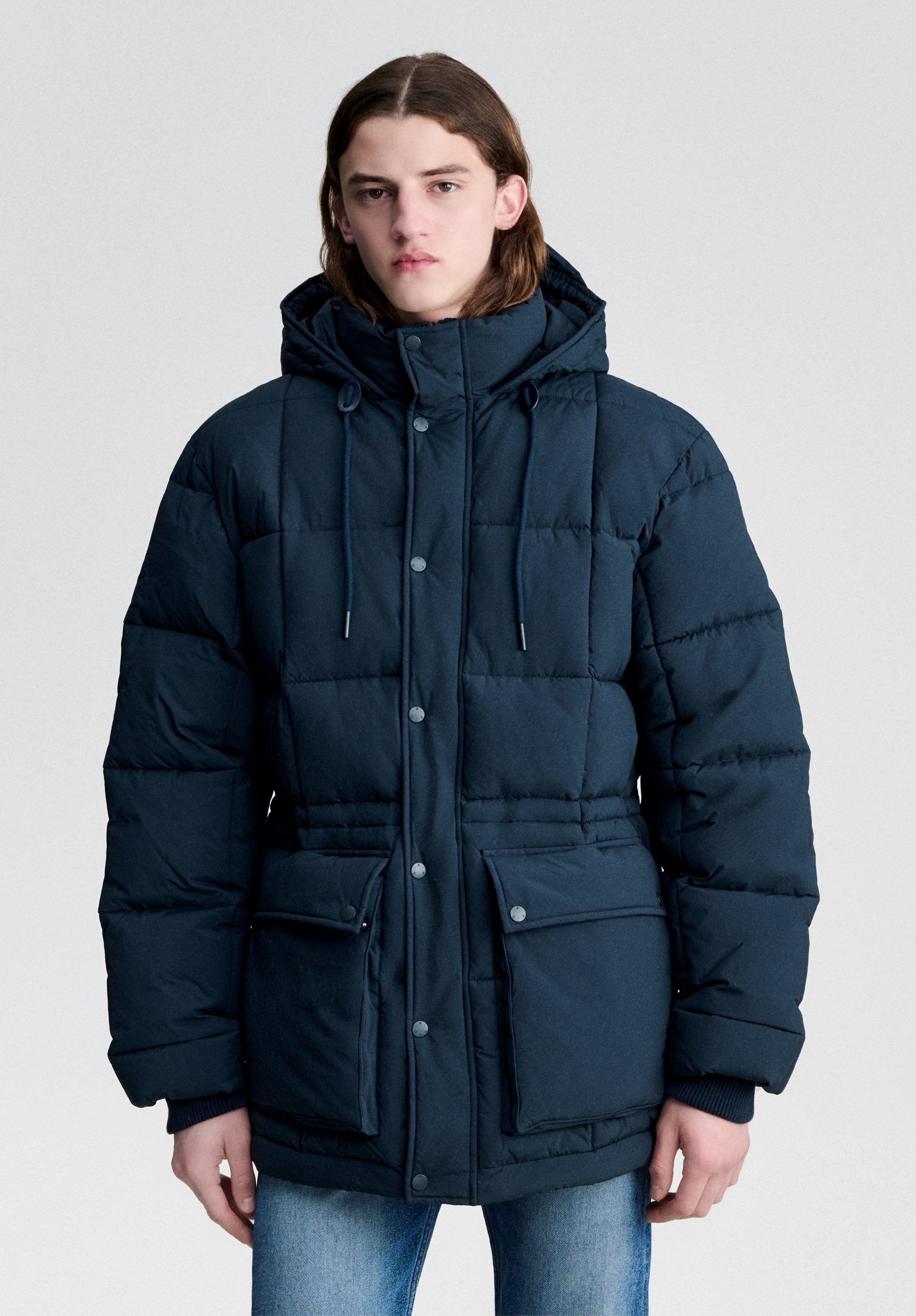 A.P.C. Daunenjacke M marineblau wasserabweisend