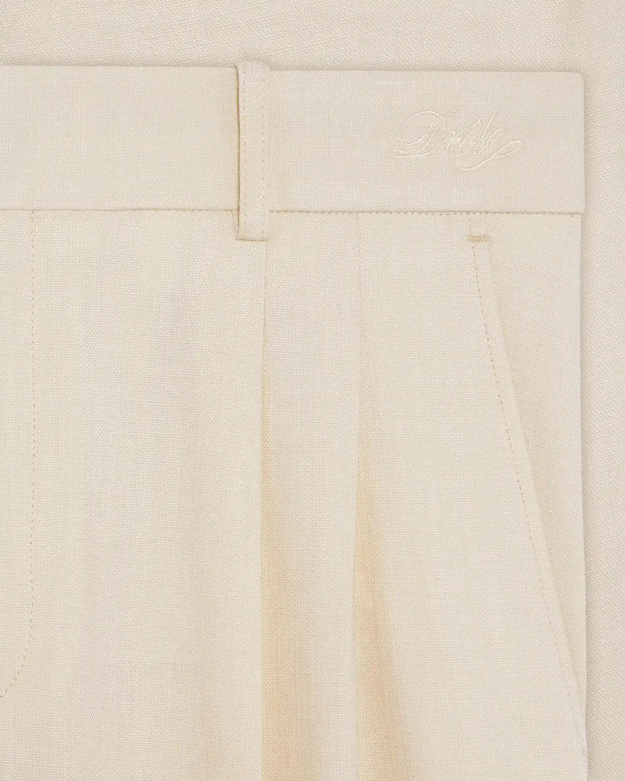 Drôle De Monsieur Pantalon Golfeur Hose Off White Viskose