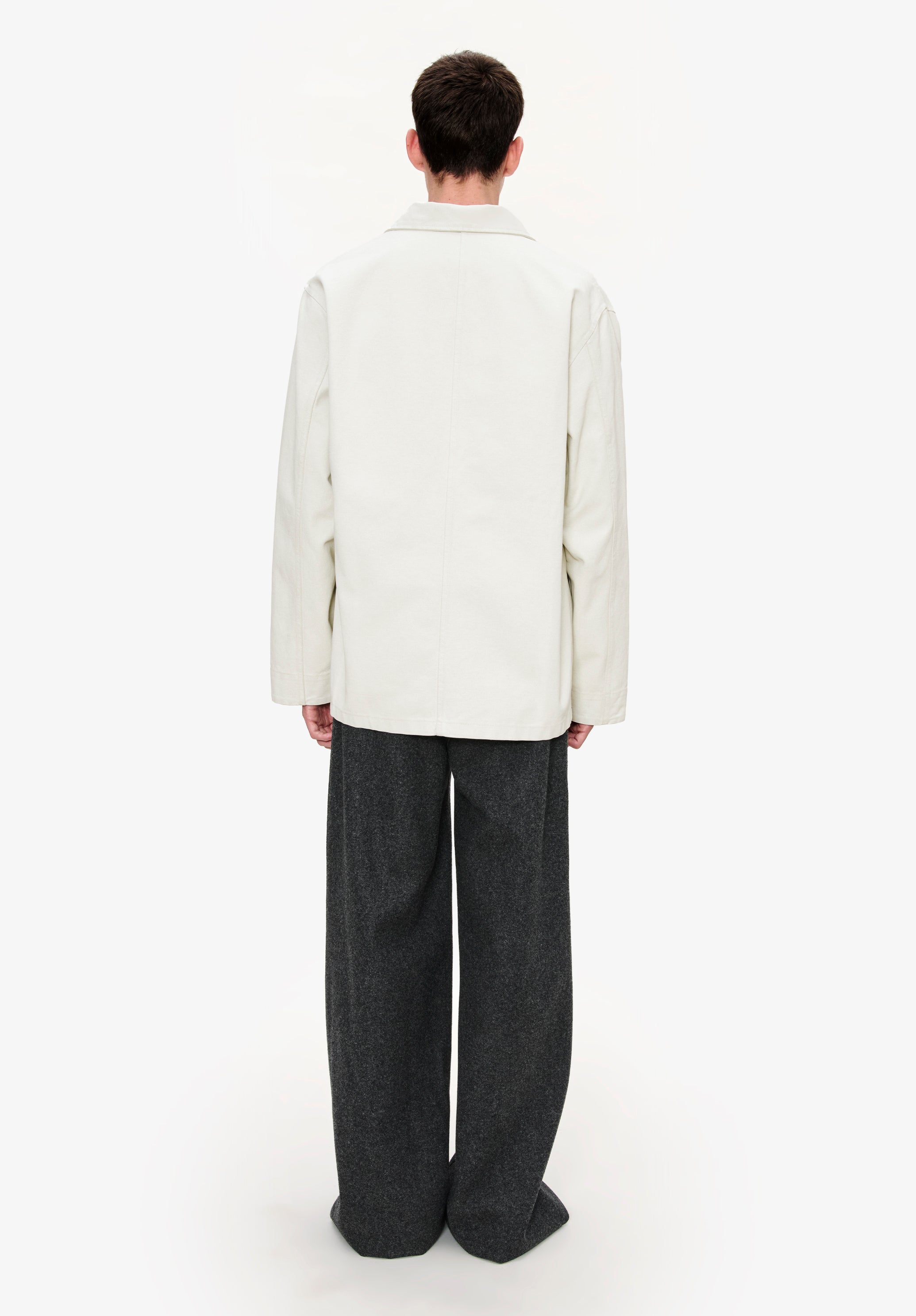 A.P.C. Weite Hemdjacke Beige Overshirt M Baumwolle