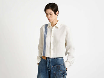 J.W.Anderson Shirts Embroidered Anchor T-Shirt Damen Weiß