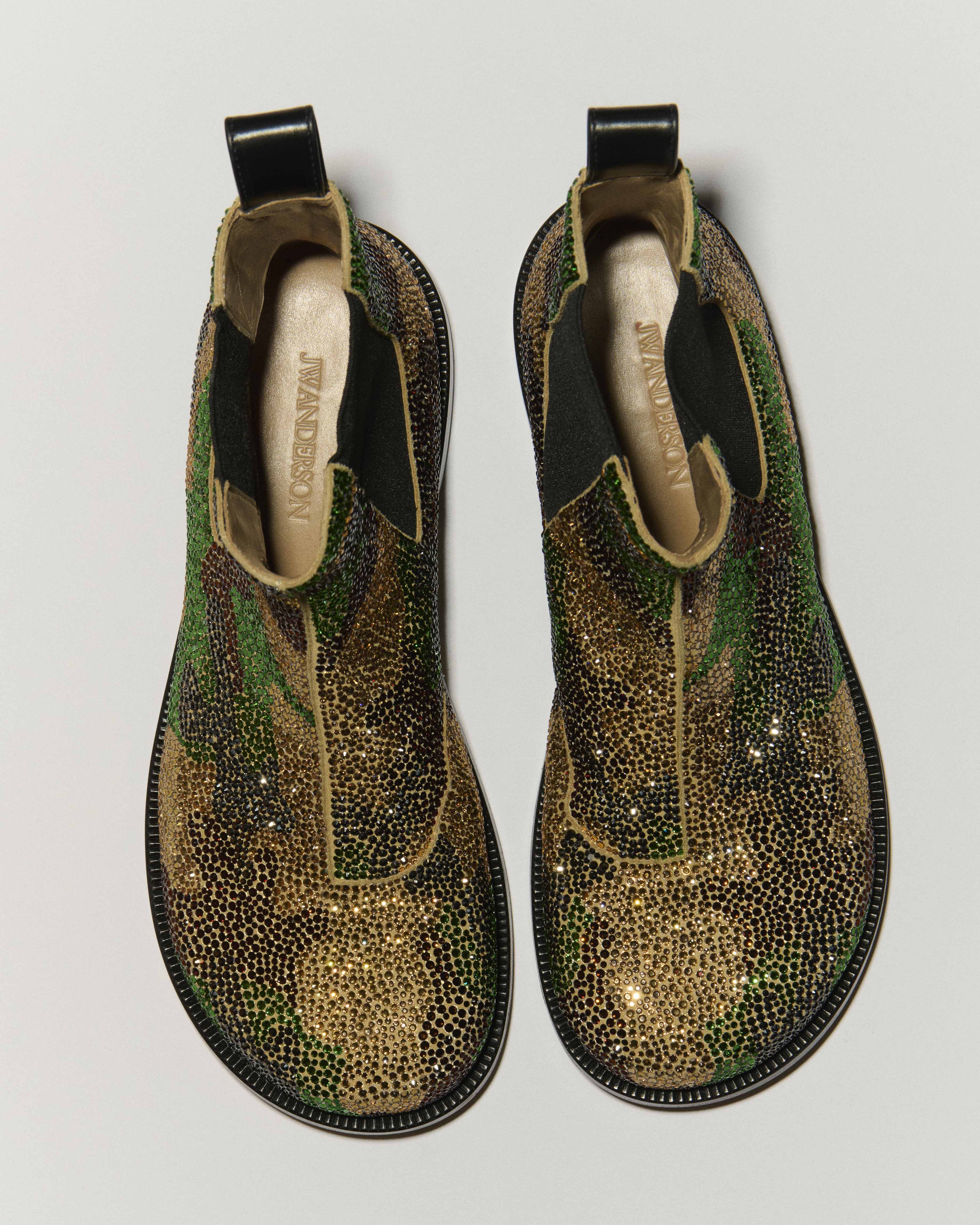 J.W.Anderson Shoes Chelsea Loafer Boots Damen Military Green