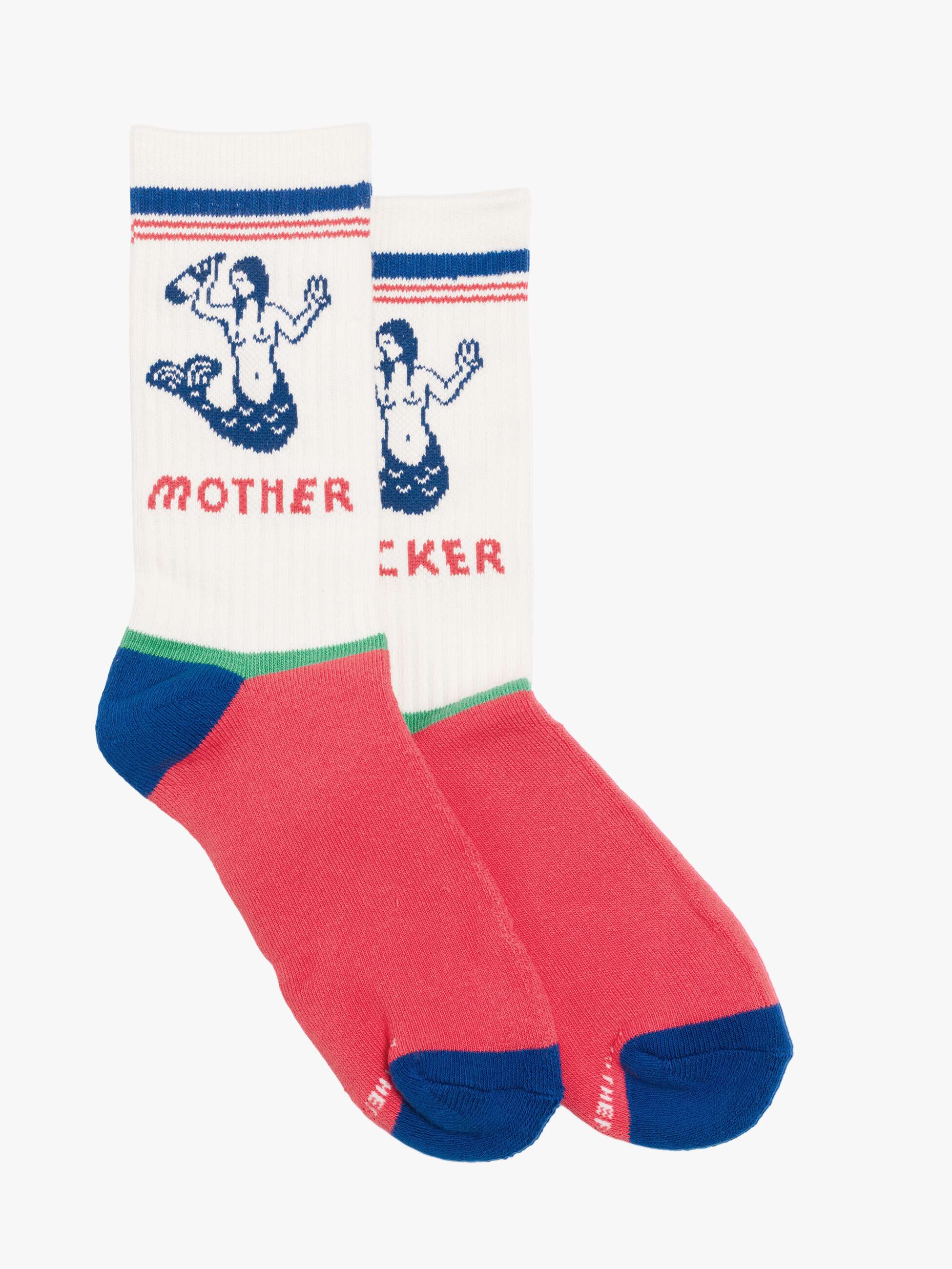 Mother The Half-Calf Socken Swim Club Weiß One Size