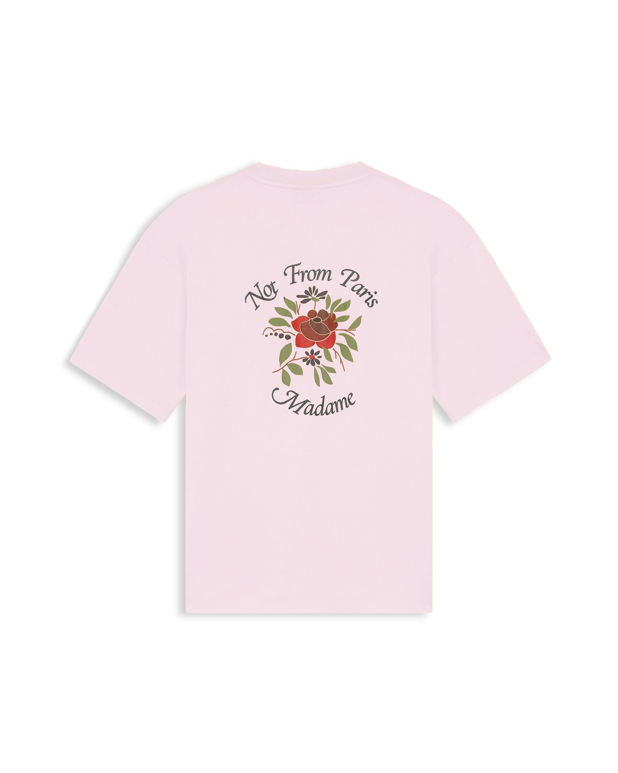 Drôle De Monsieur Slogan Rose T-Shirt hellrosa